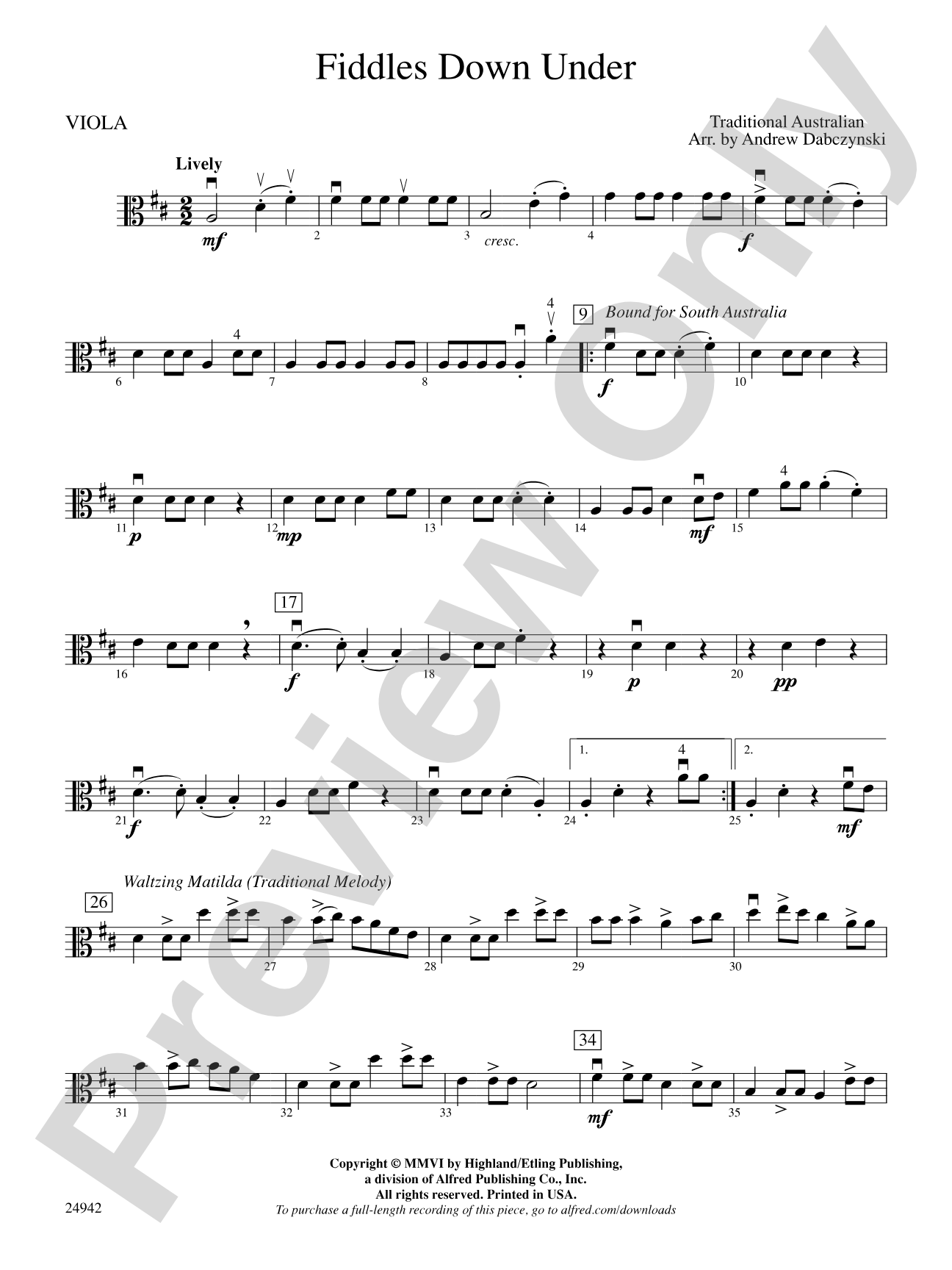 Fiddles Down Under: Viola