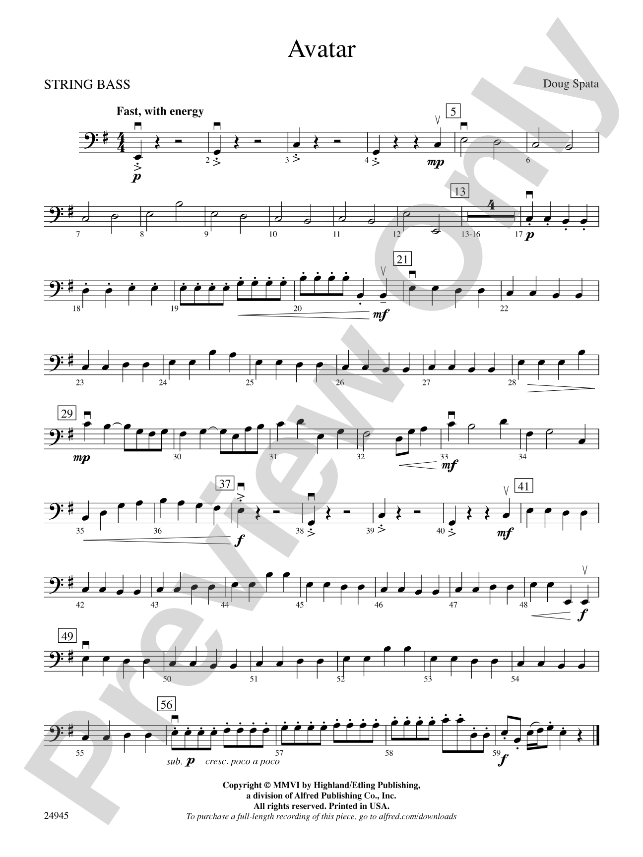 Avatar: String Bass