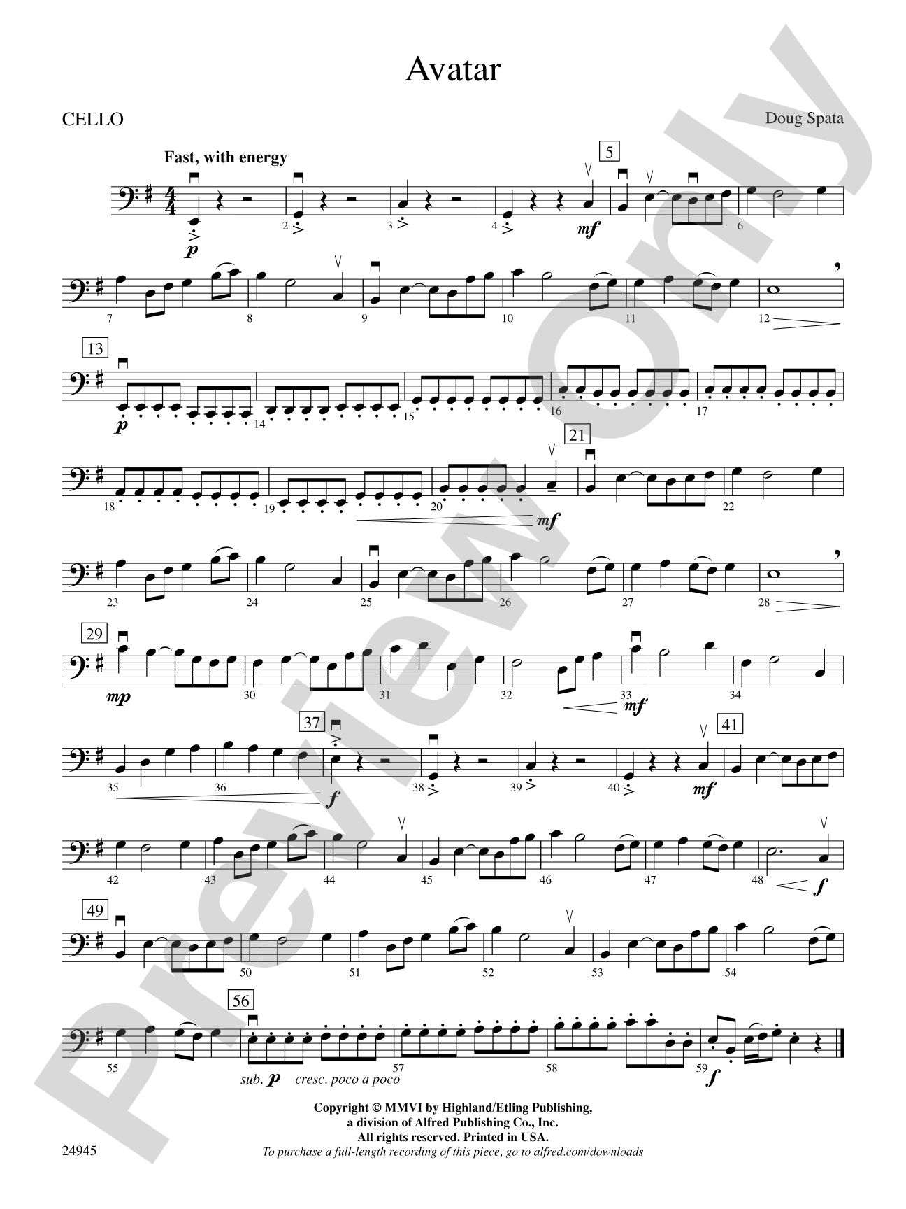 Avatar: Cello