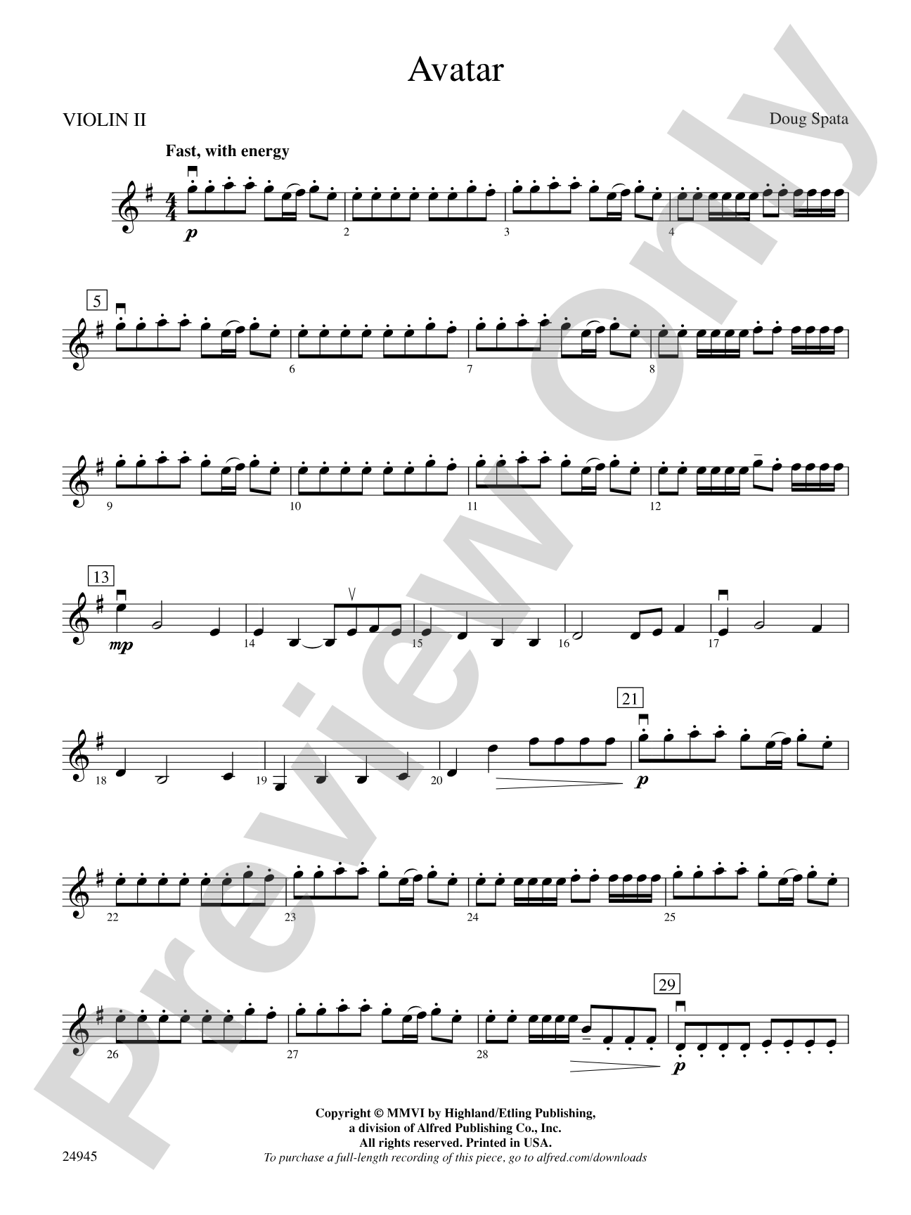 Avatar: 2nd Violin