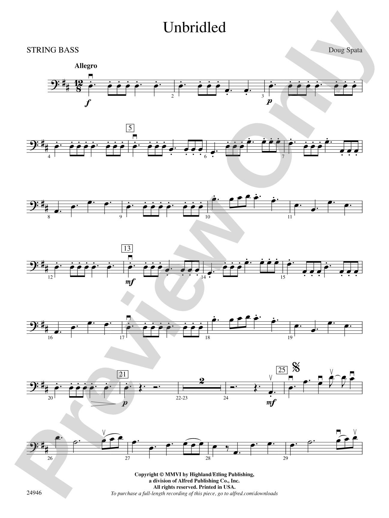 Unbridled: String Bass