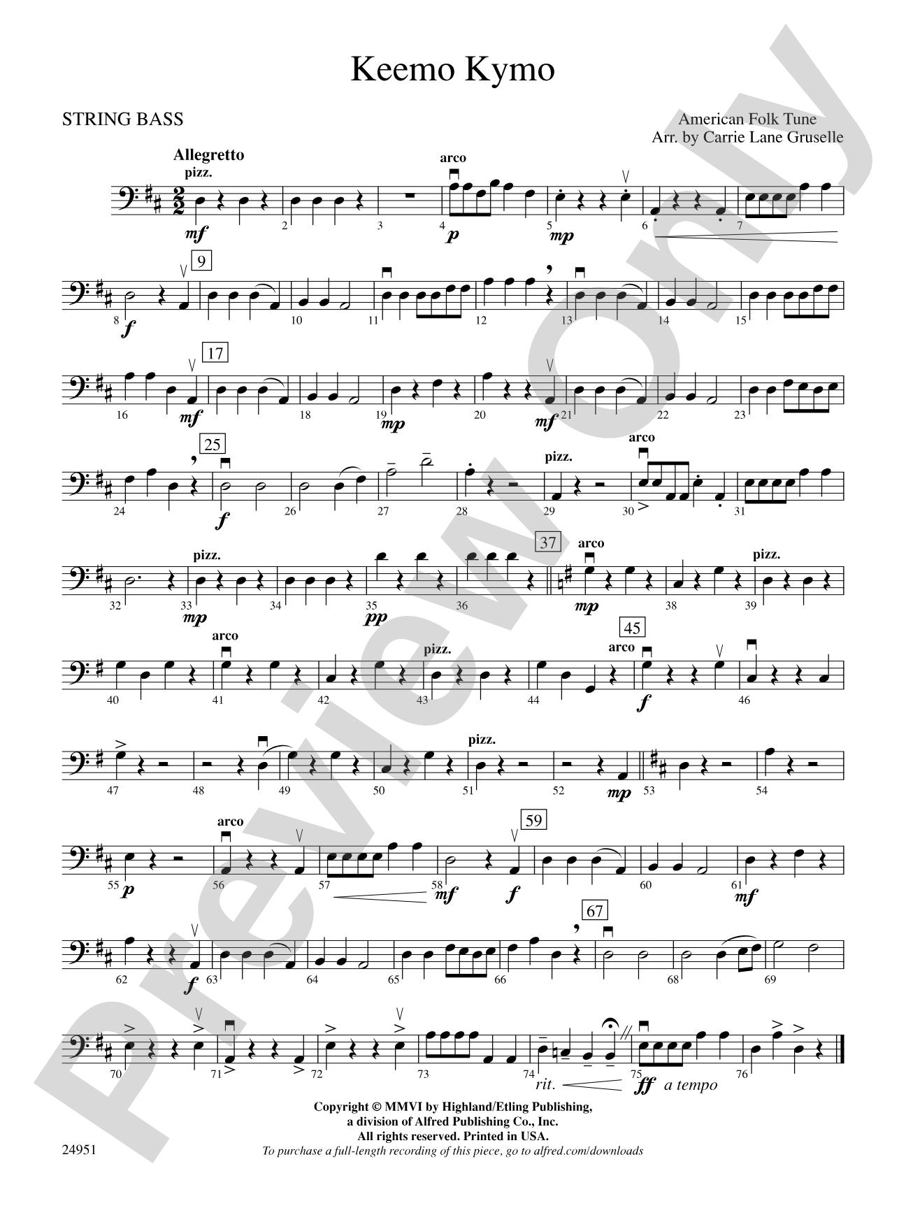Keemo Kymo: String Bass