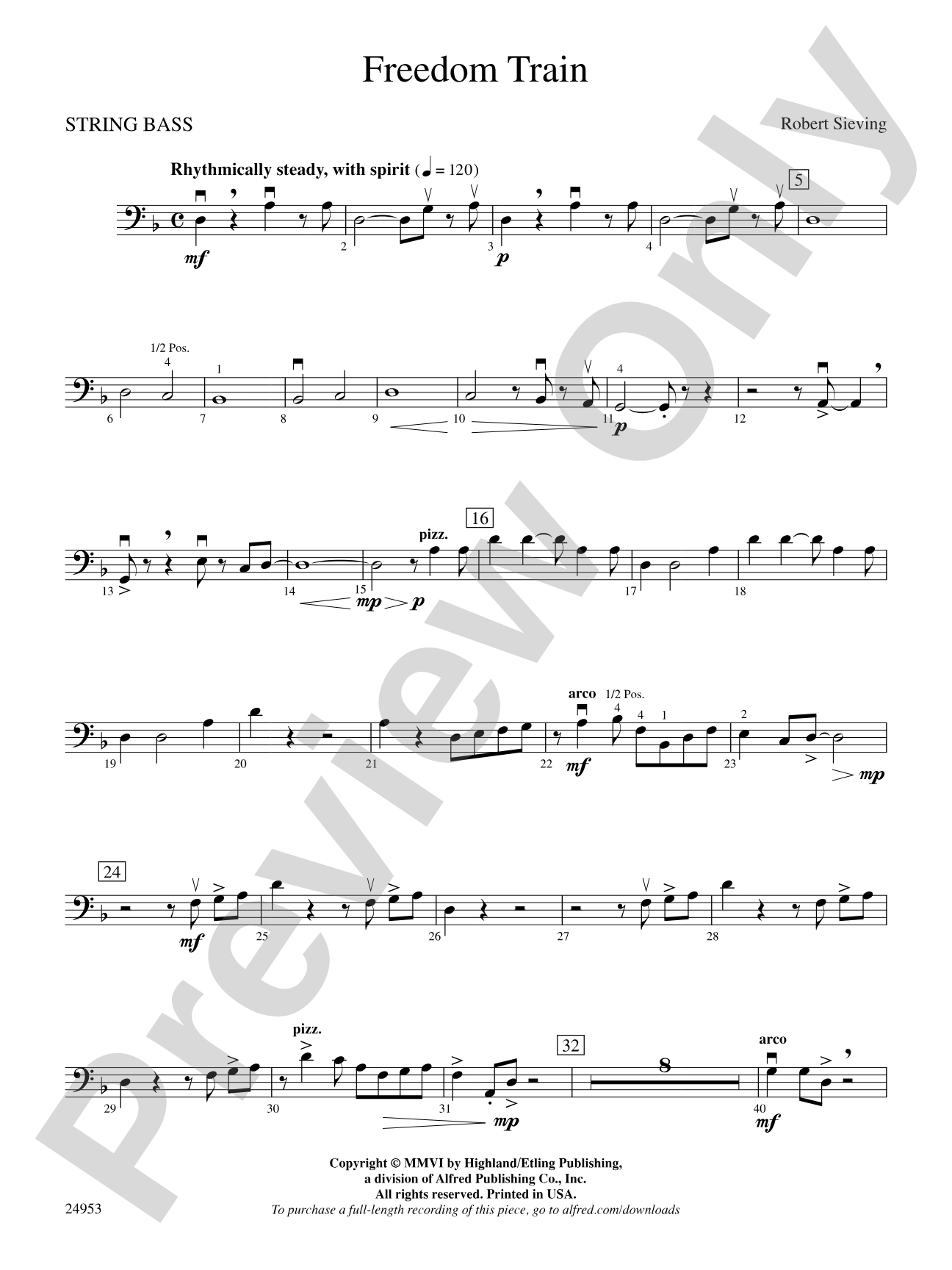 Freedom Train: String Bass