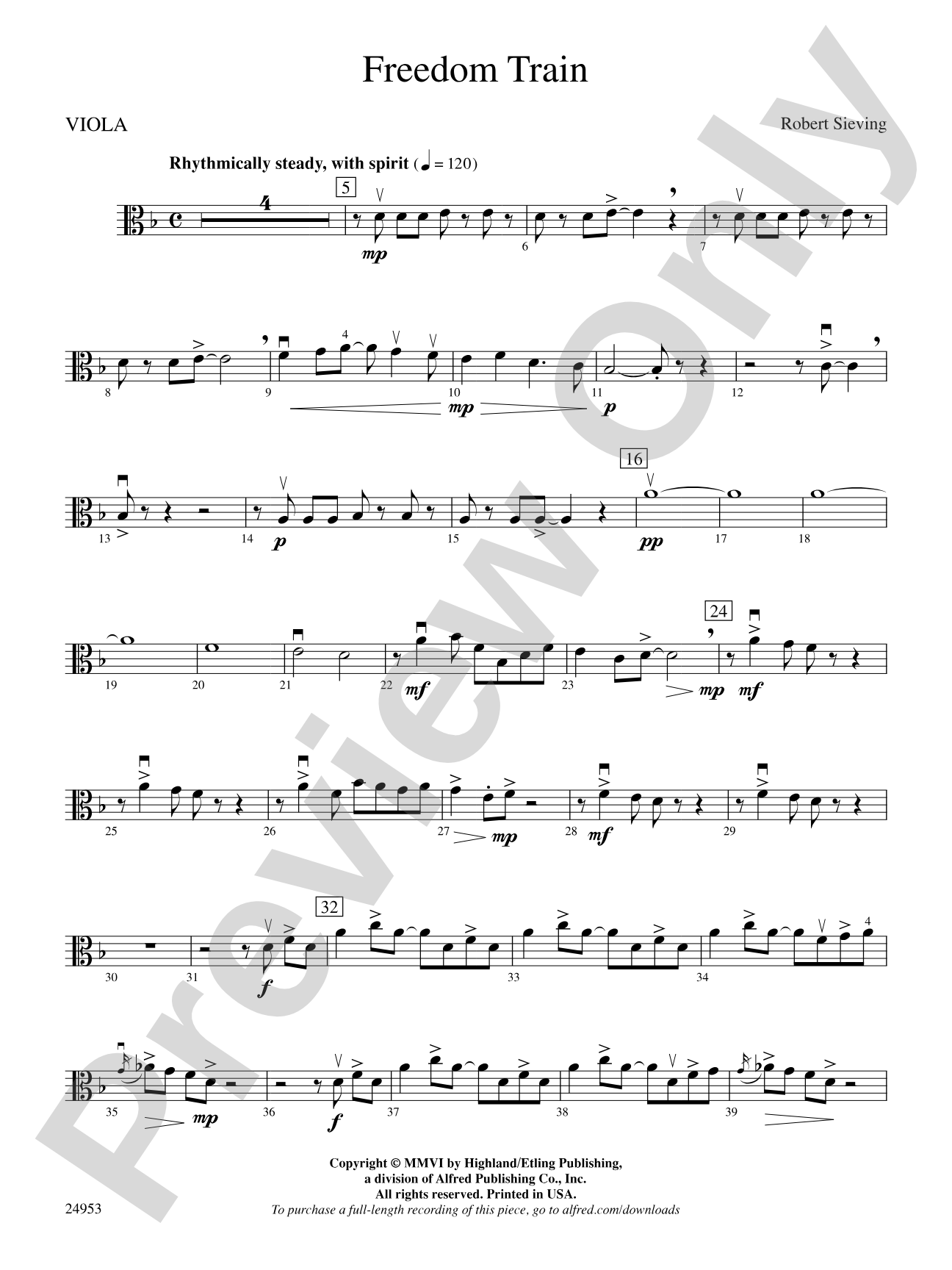 Freedom Train: Viola