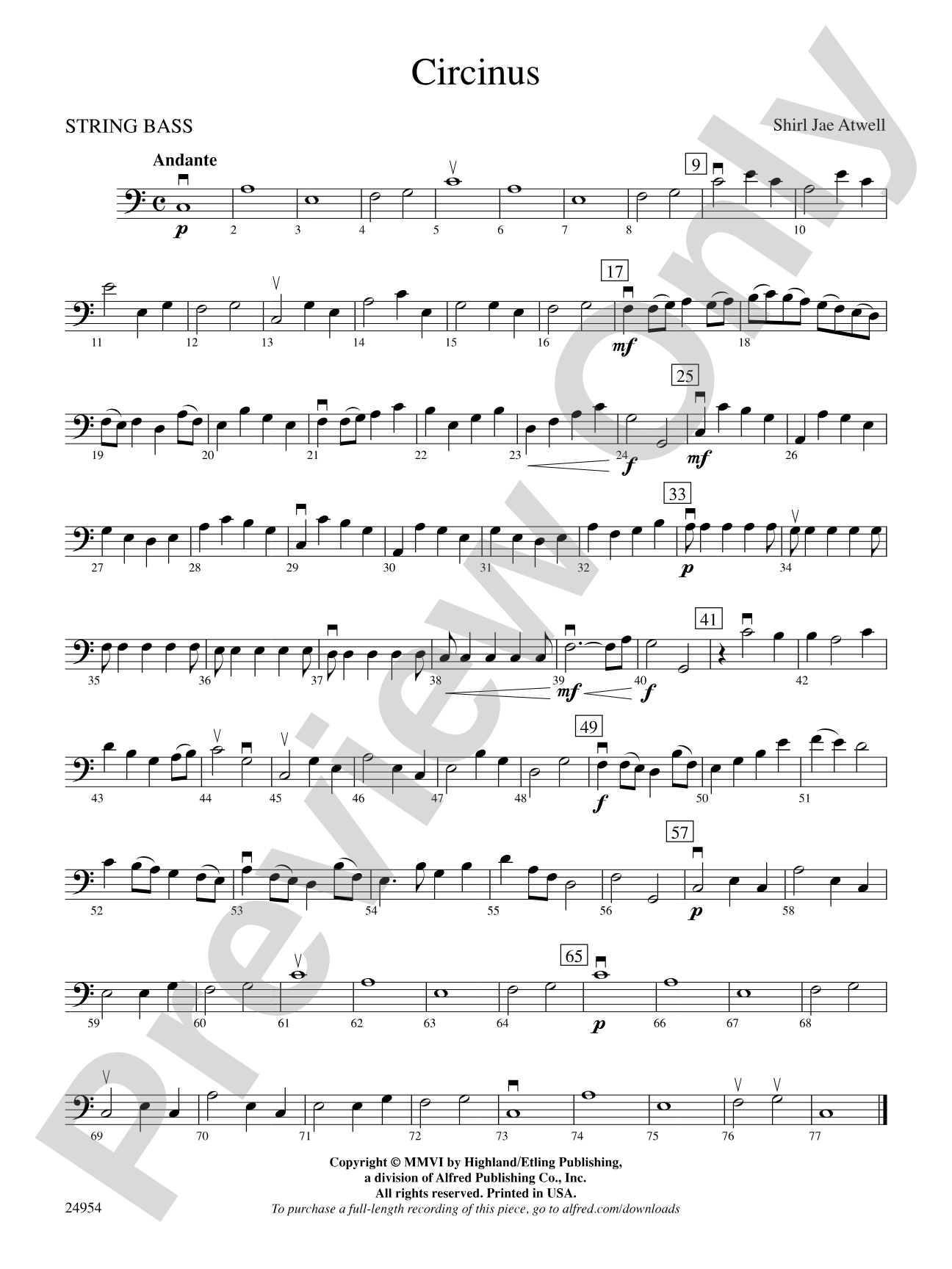 Circinus: String Bass