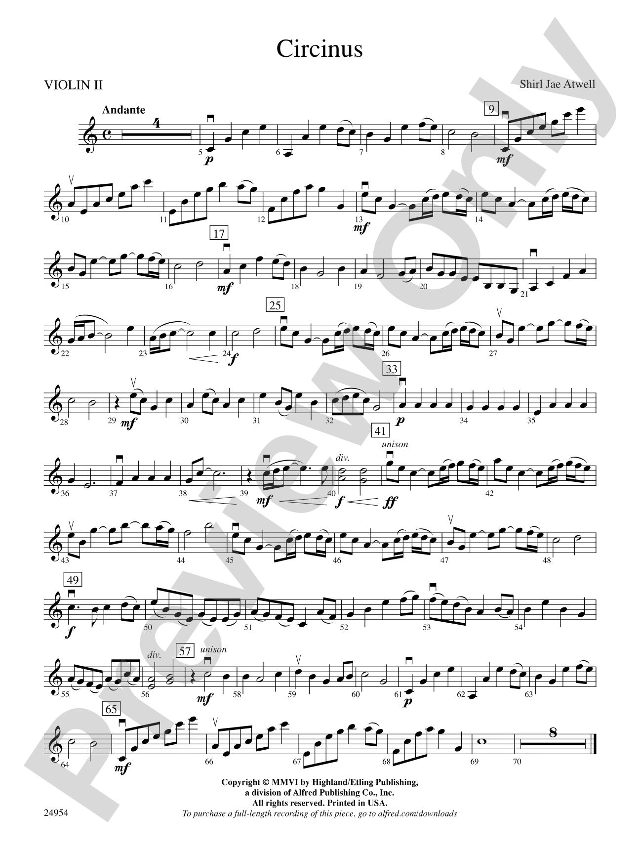 Circinus: 2nd Violin