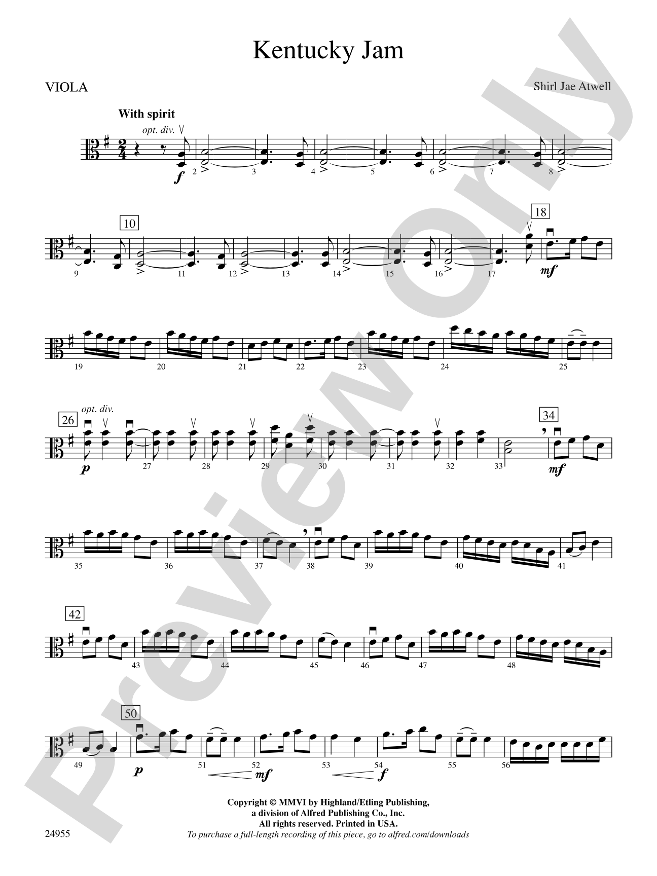 Kentucky Jam: Viola