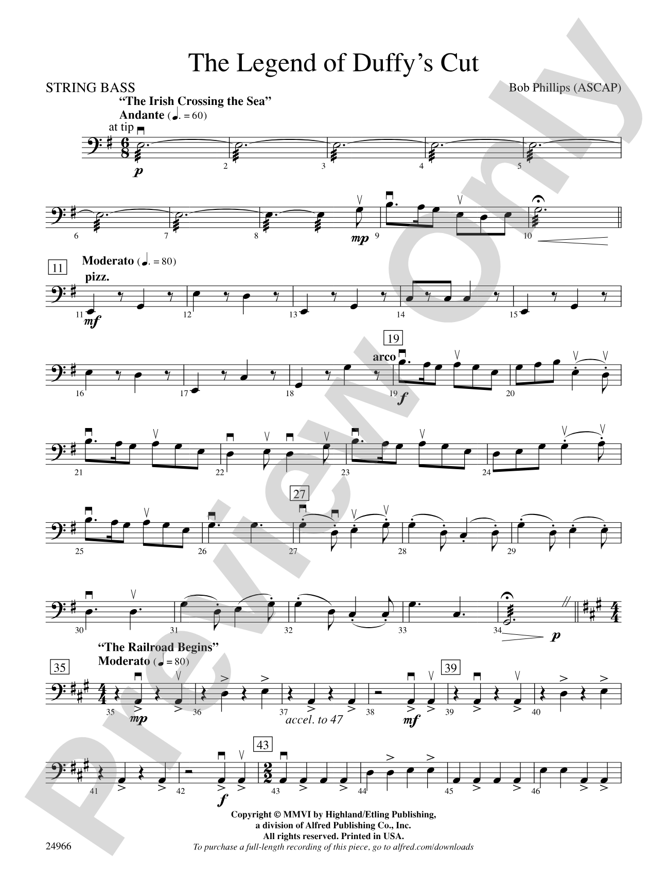 The Legend of Duffy's Cut: String Bass
