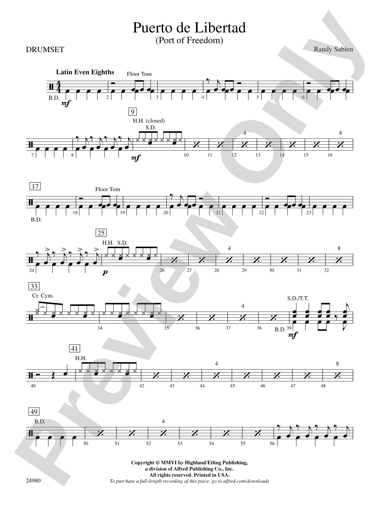 Puerto de Libertad (Port of Freedom): Drums