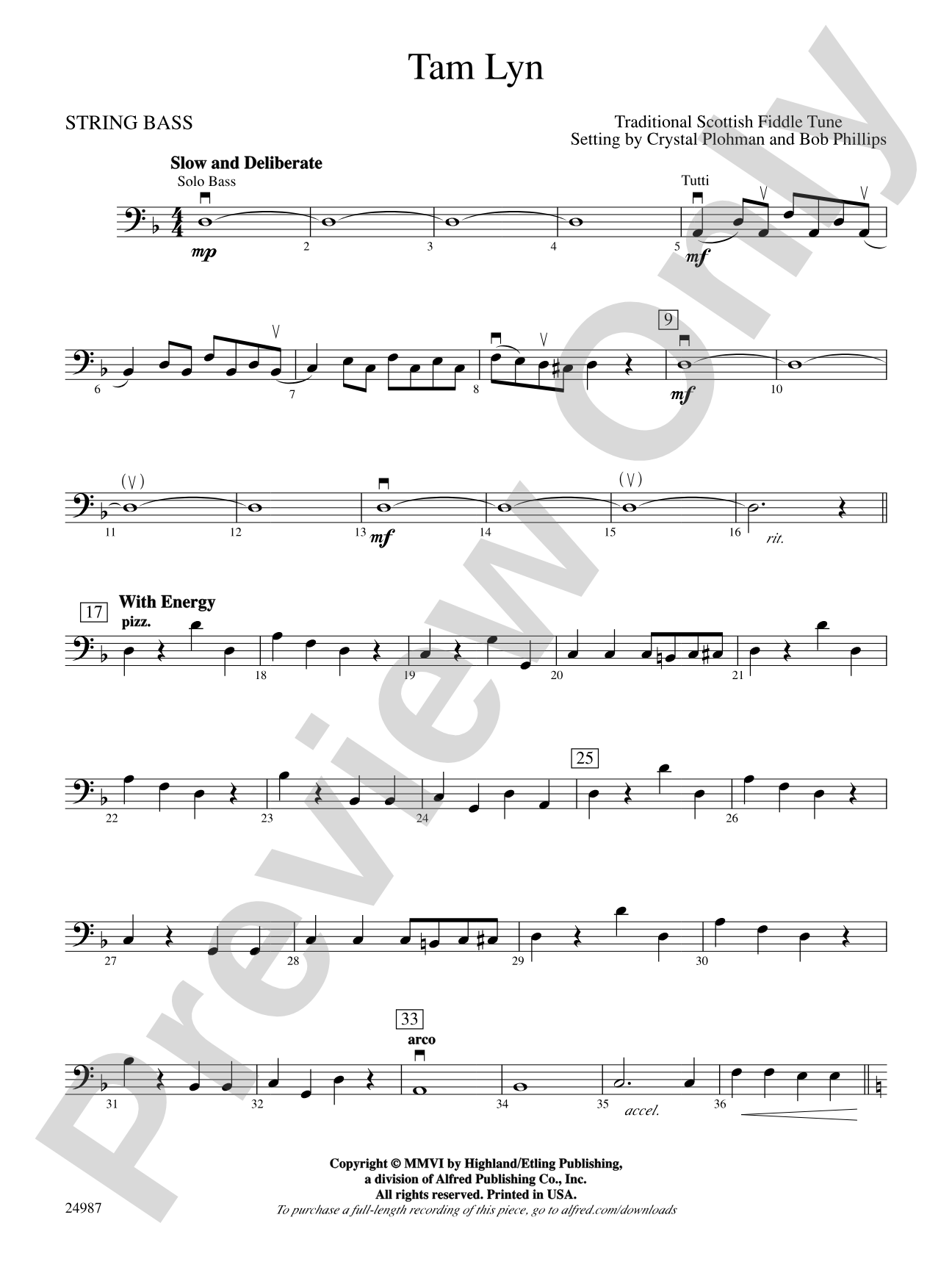 Tam Lyn: String Bass
