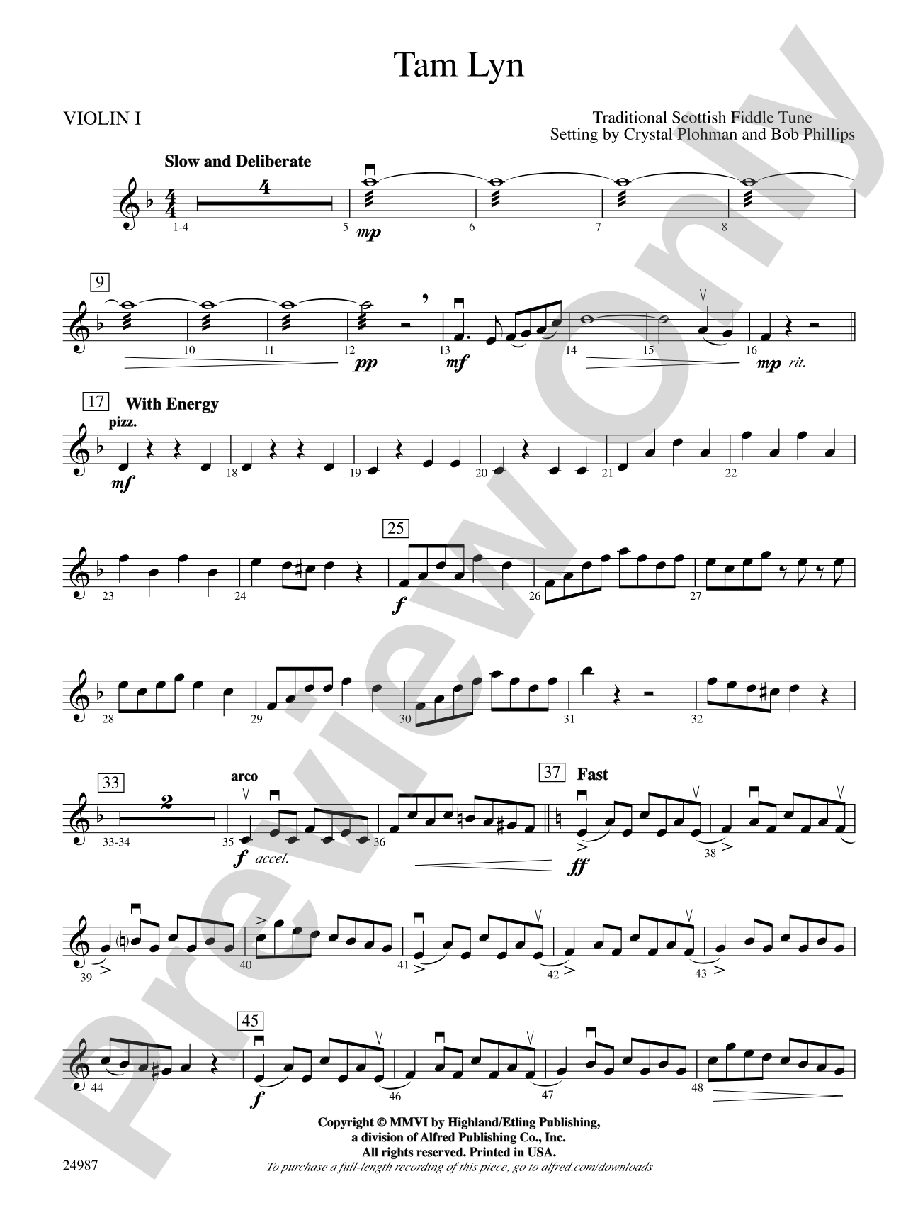 Tam Lyn: 1st Violin