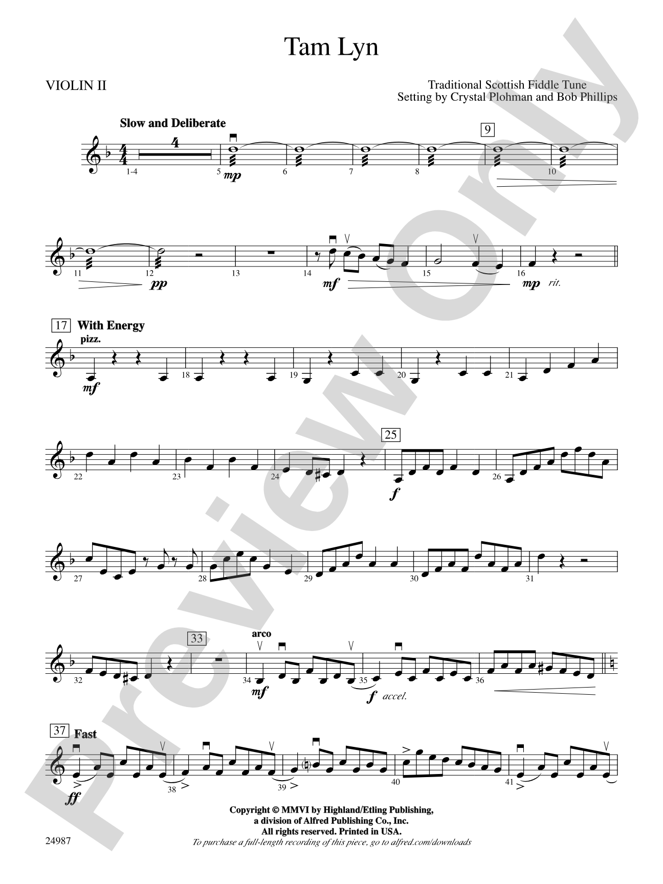 Tam Lyn: 2nd Violin