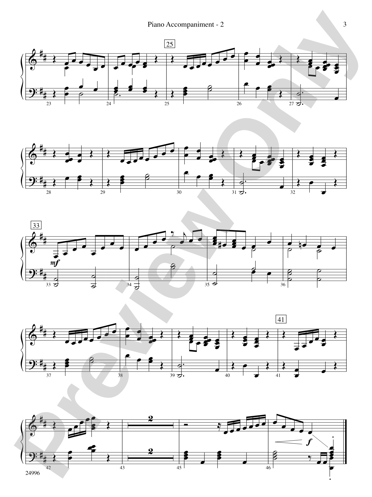 Highlands Suite: Piano Accompaniment