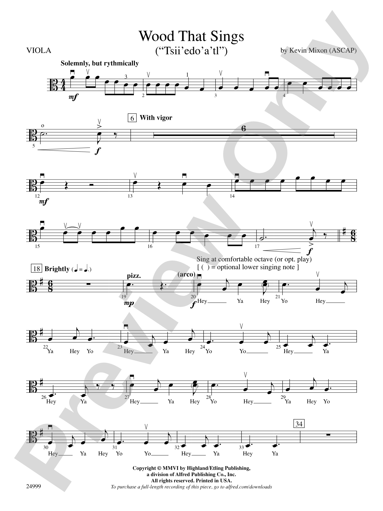 Wood That Sings: Viola