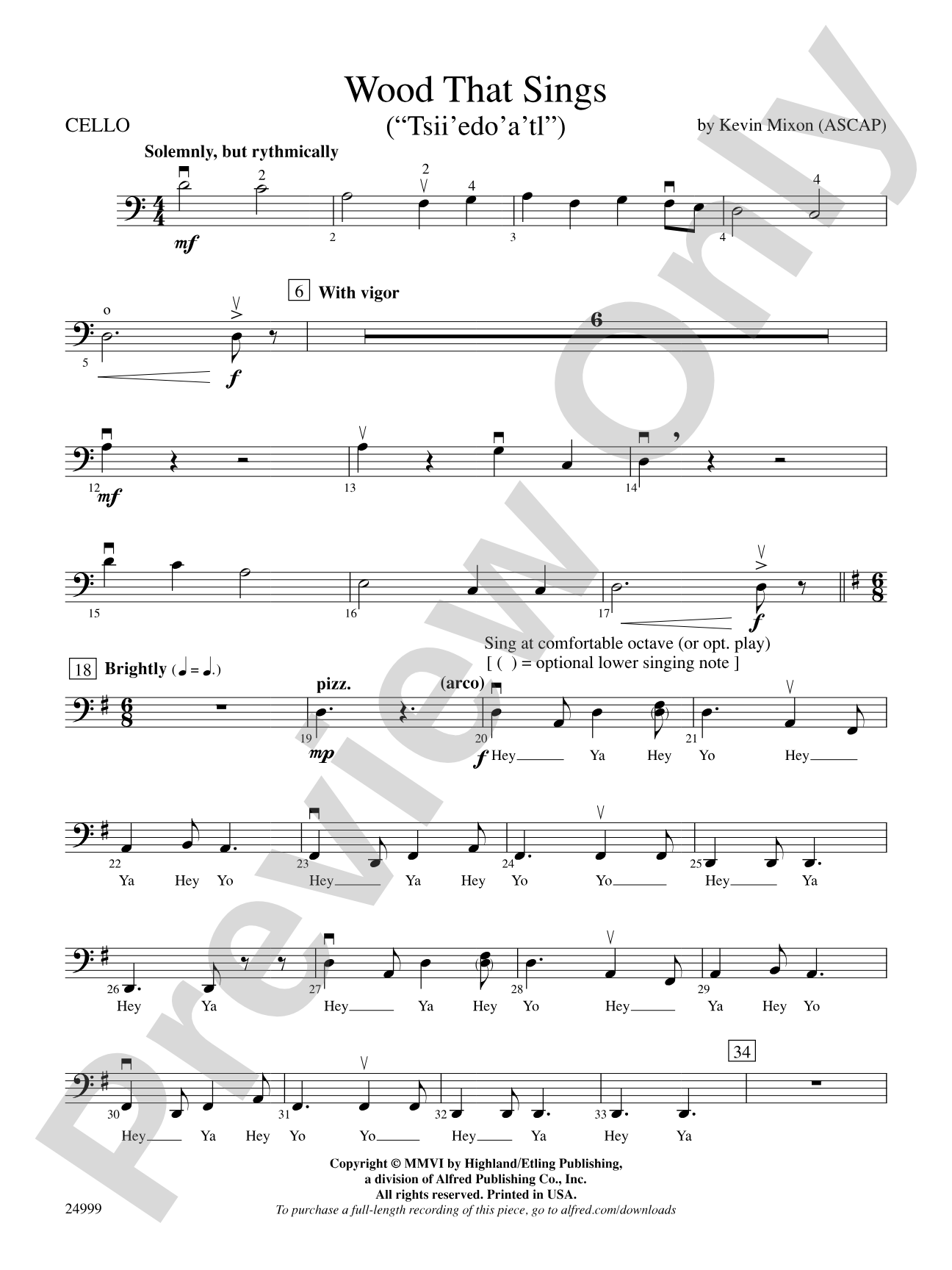 Wood That Sings: Cello