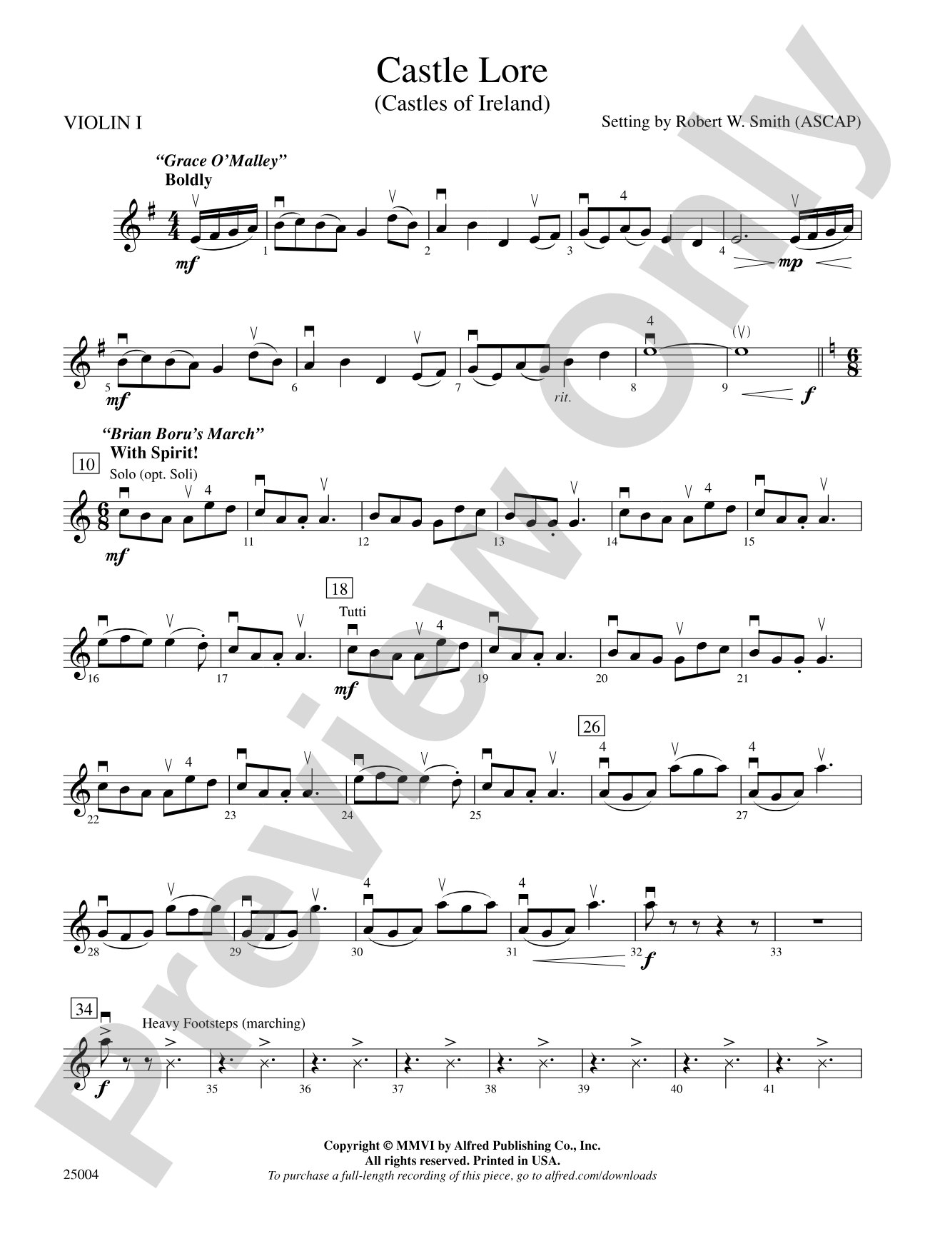 Castle Lore: 1st Violin