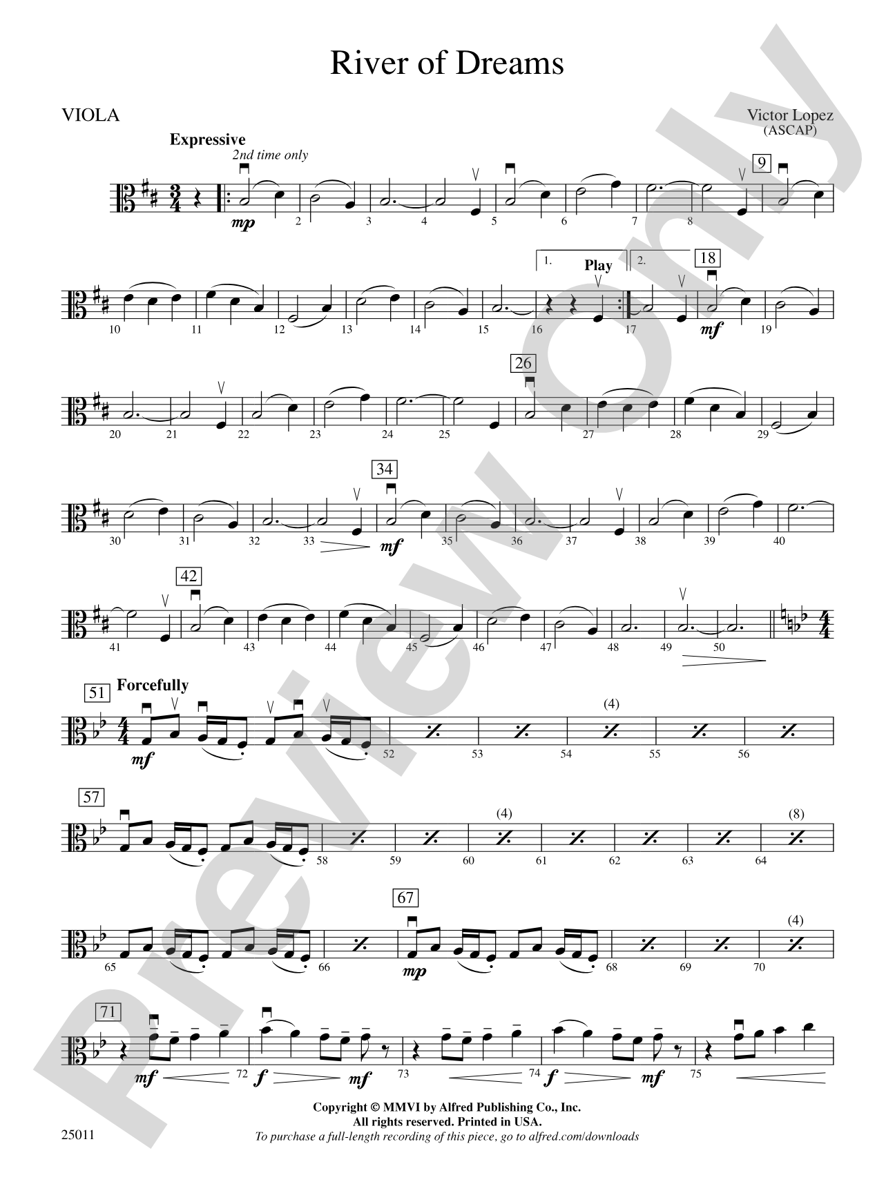 River of Dreams: Viola