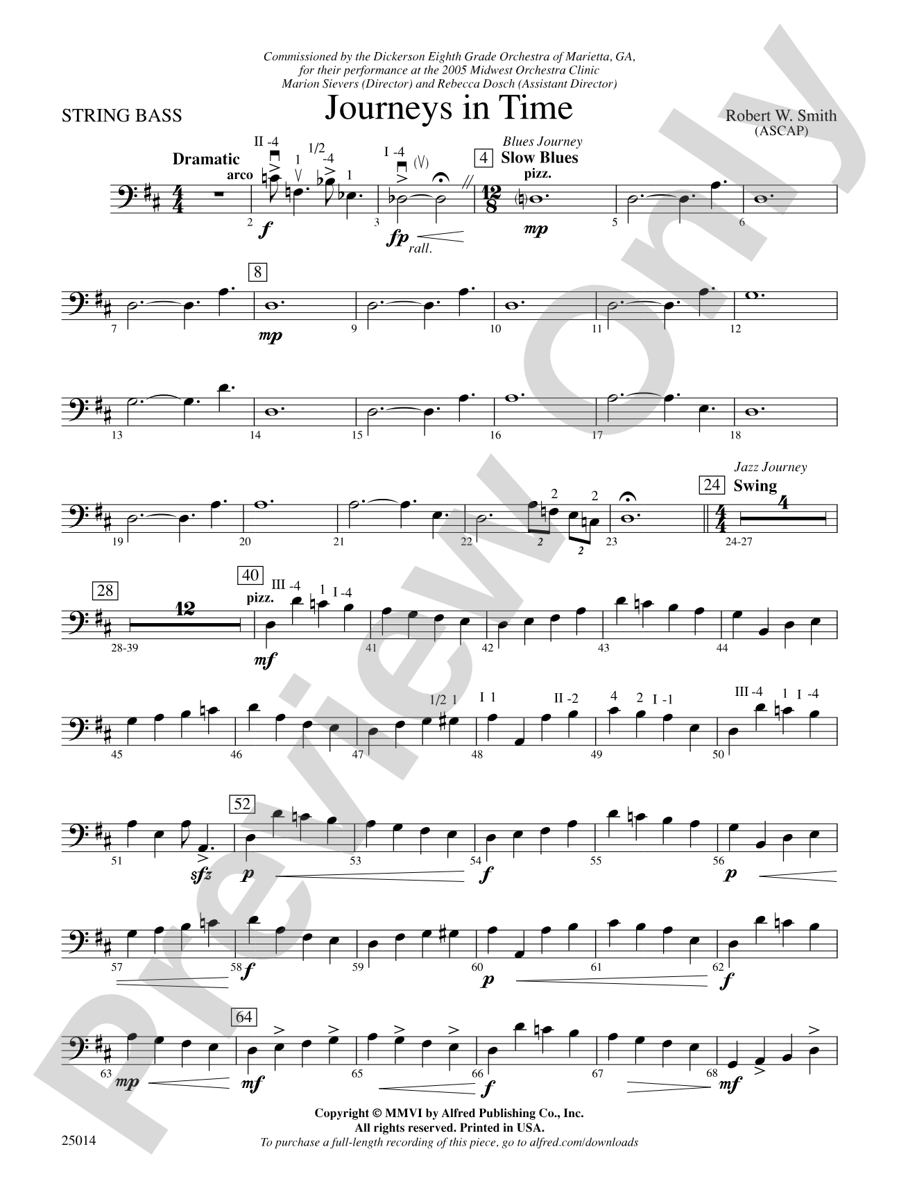 Journeys in Time: String Bass