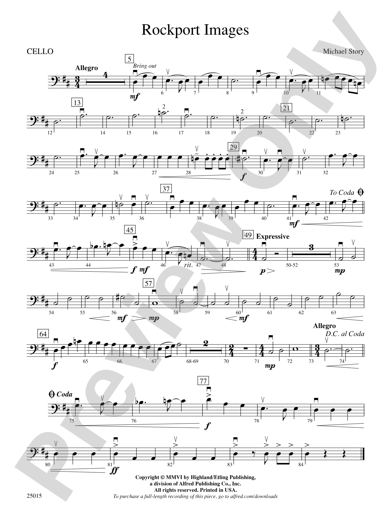 Rockport Images: Cello