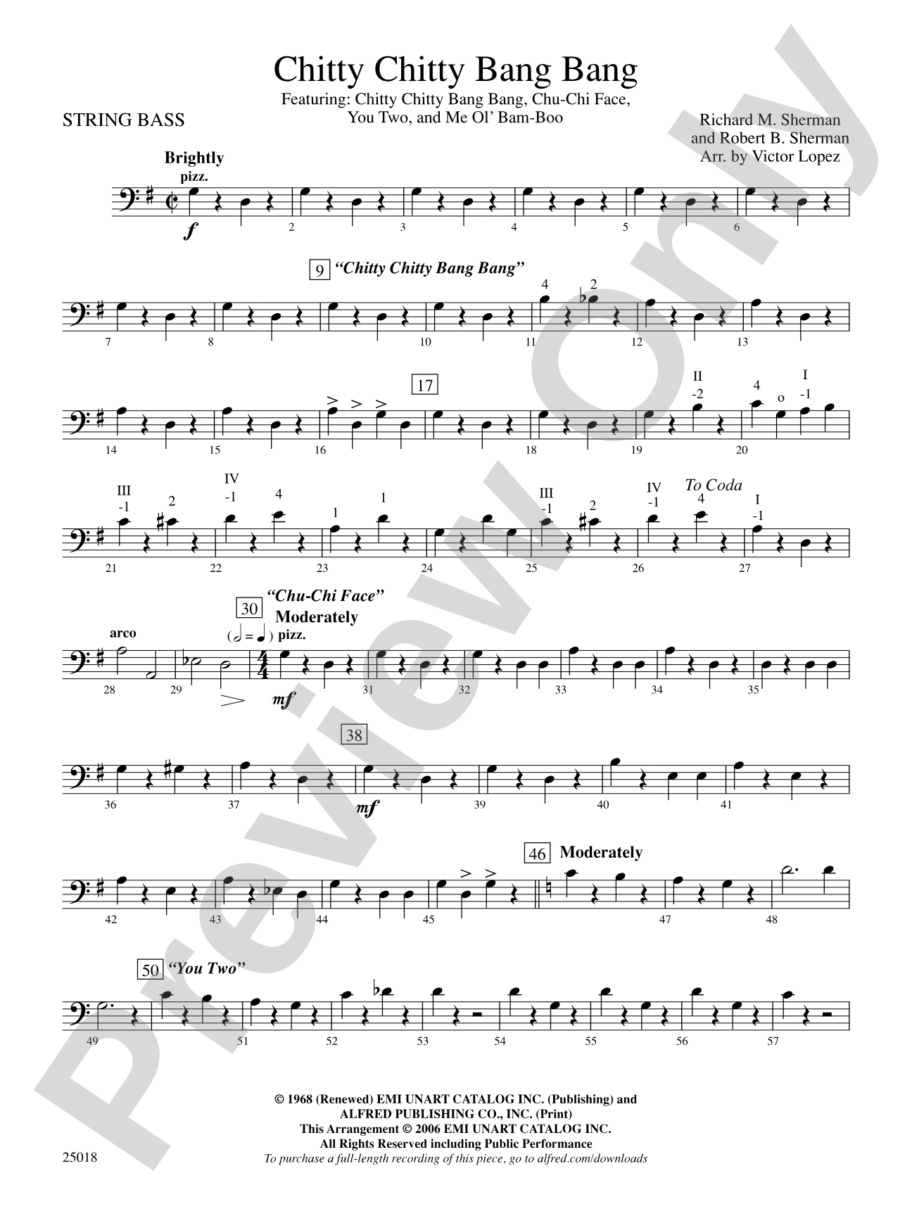 Chitty Chitty Bang Bang: String Bass