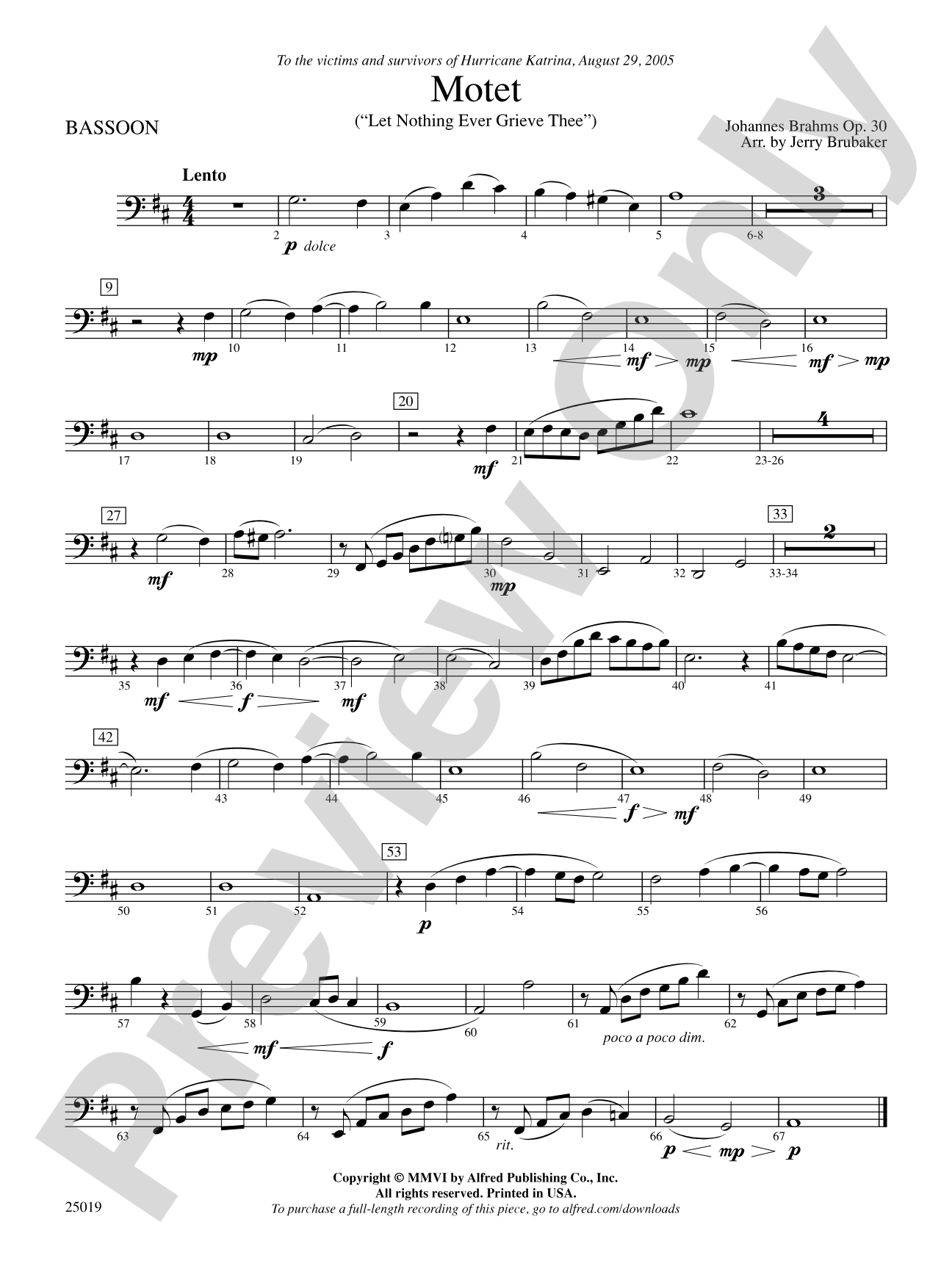Motet: Bassoon