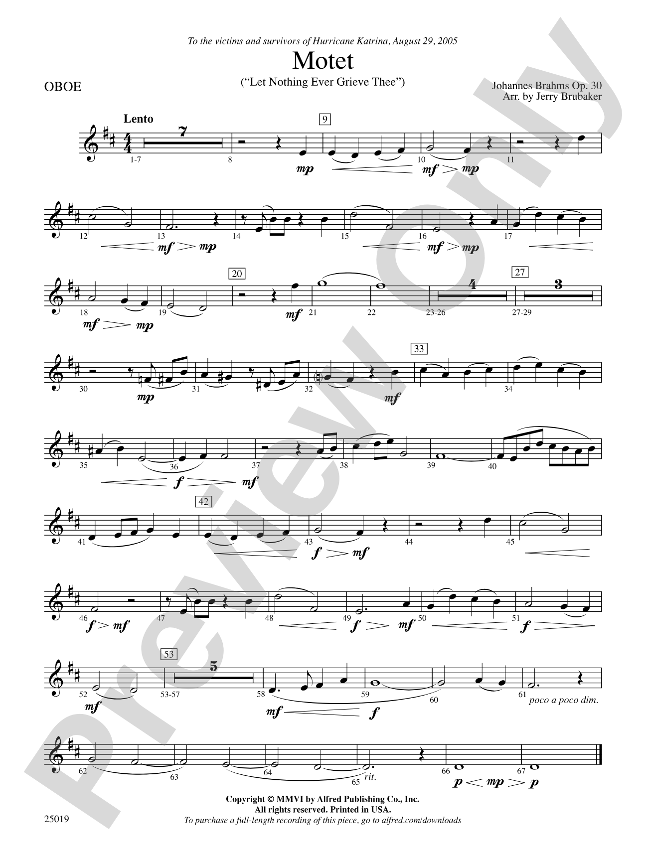 Motet: Oboe