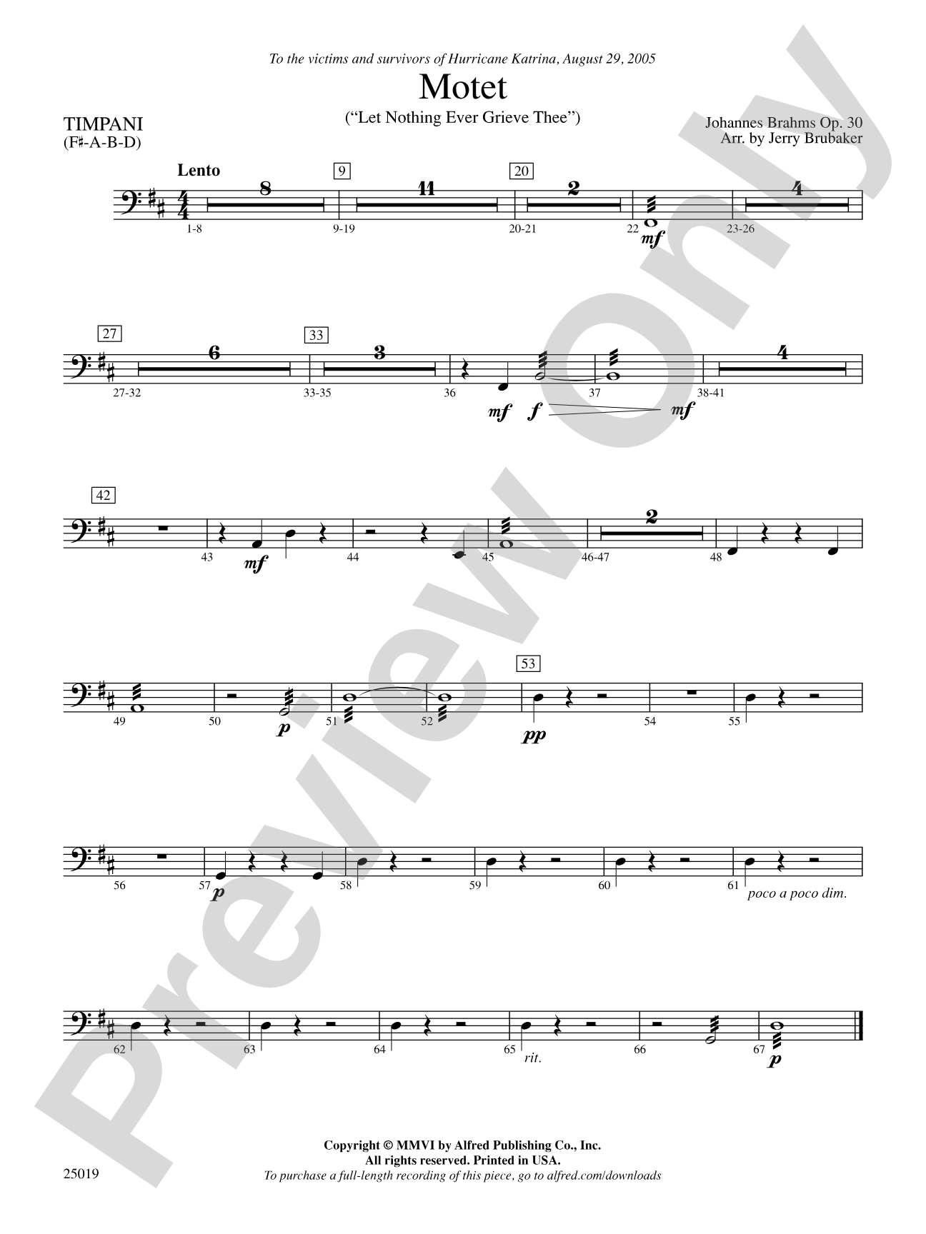 Motet: Timpani