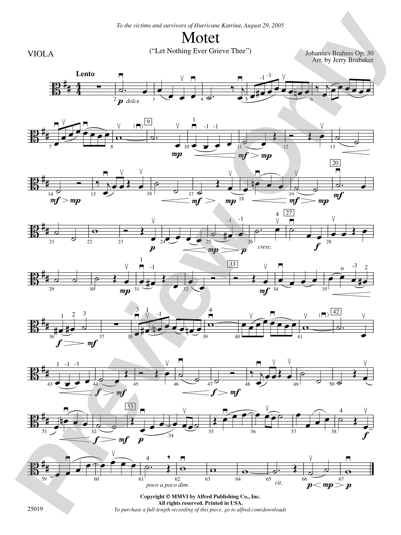 Motet: Viola