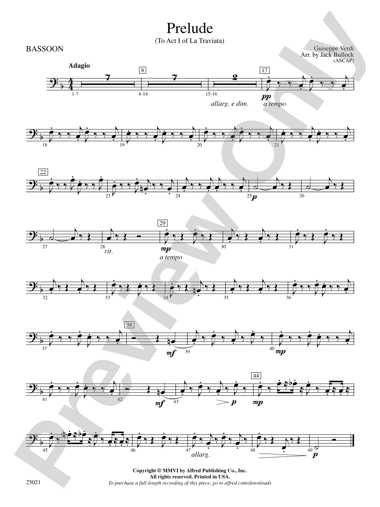 Prelude: Bassoon
