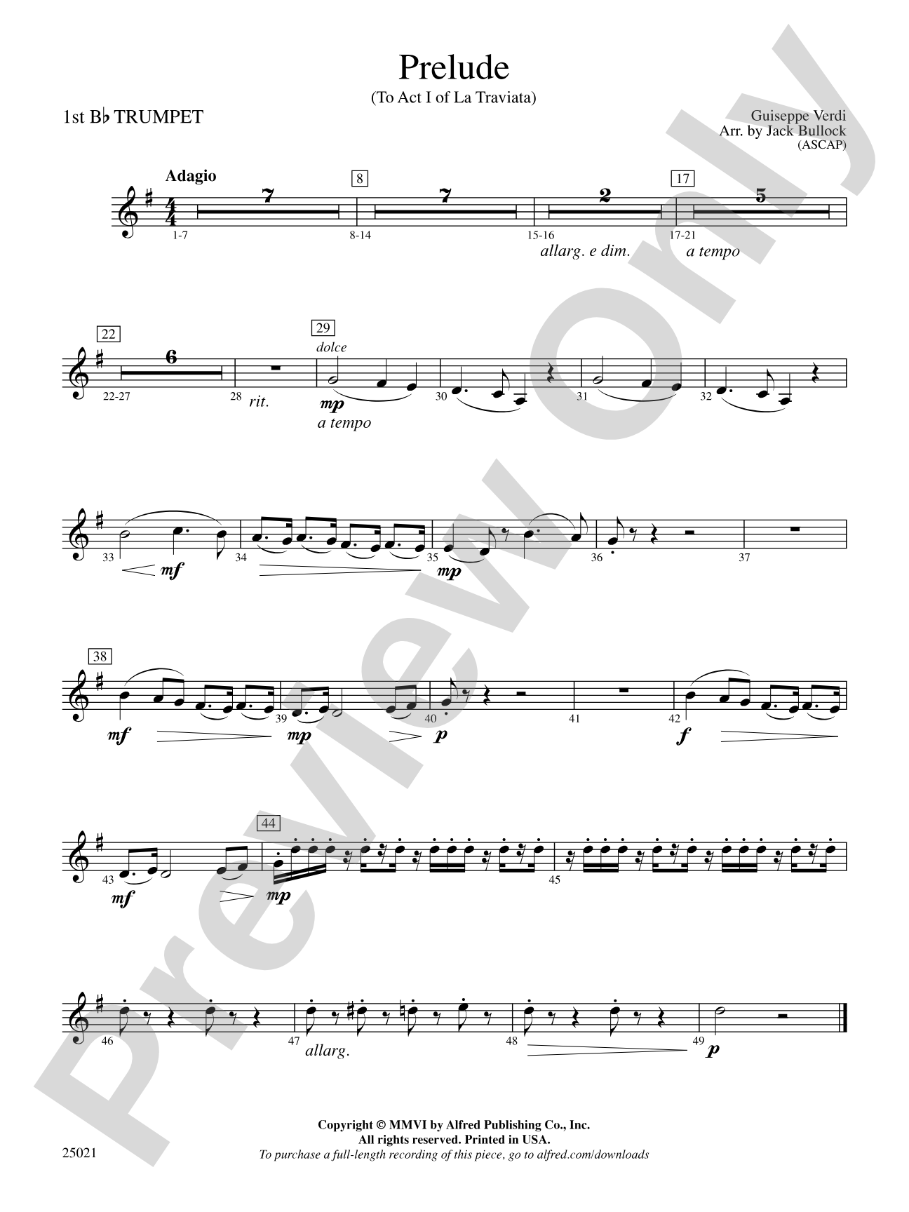 Prelude: 1st B-flat Trumpet