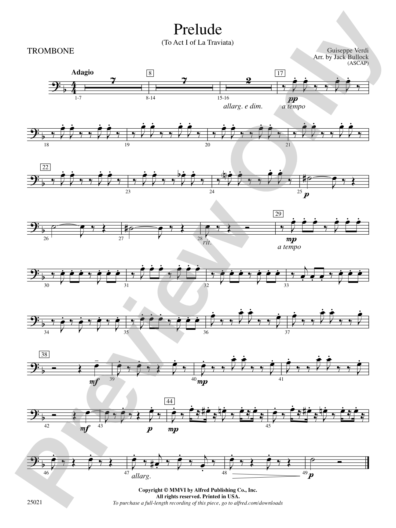 Prelude: 1st Trombone