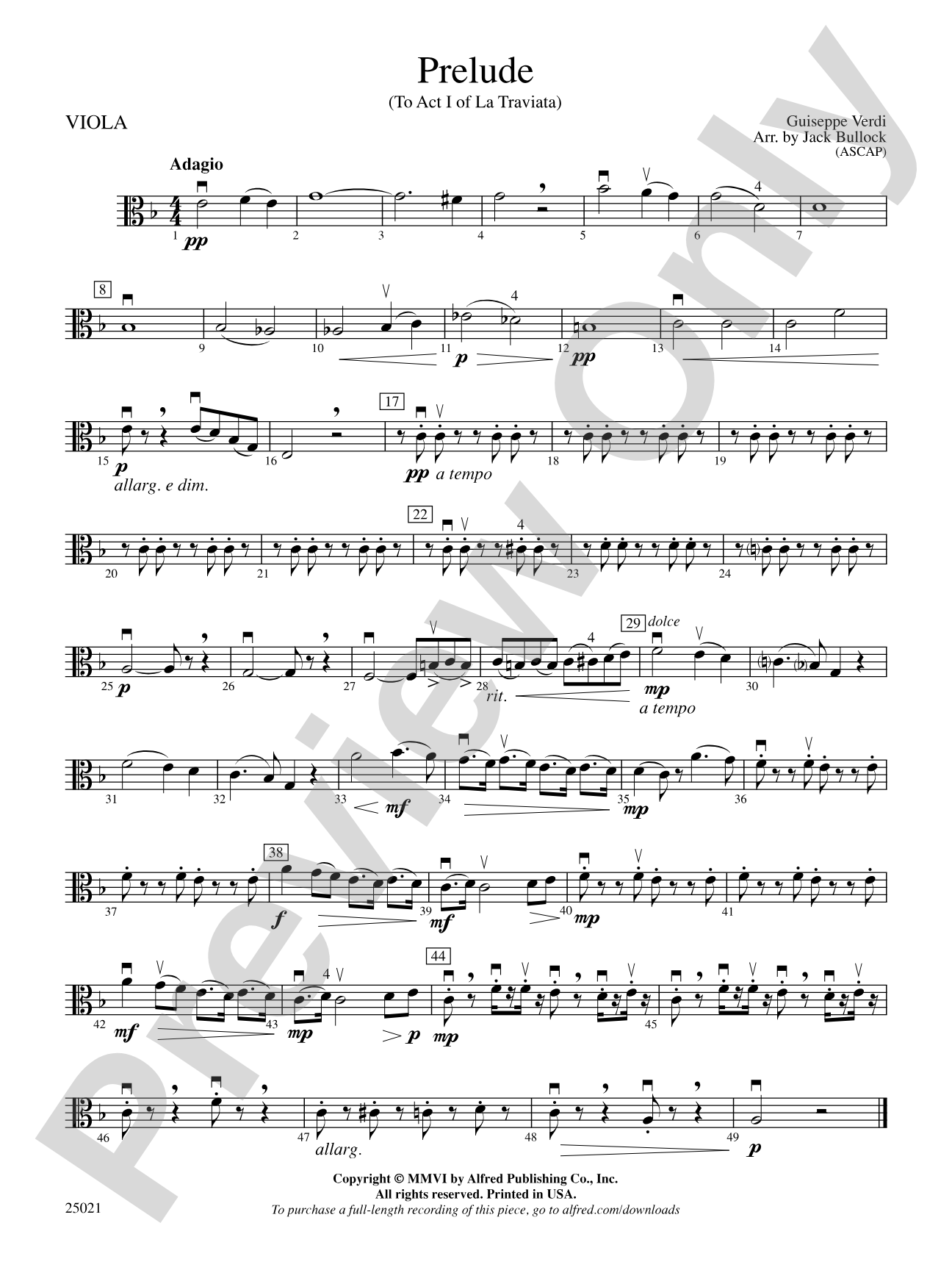 Prelude: Viola