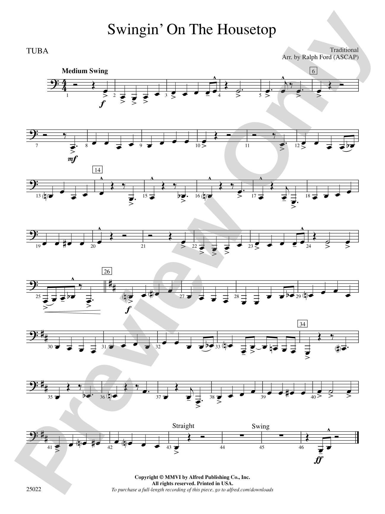 Swingin' on the Housetop: Tuba
