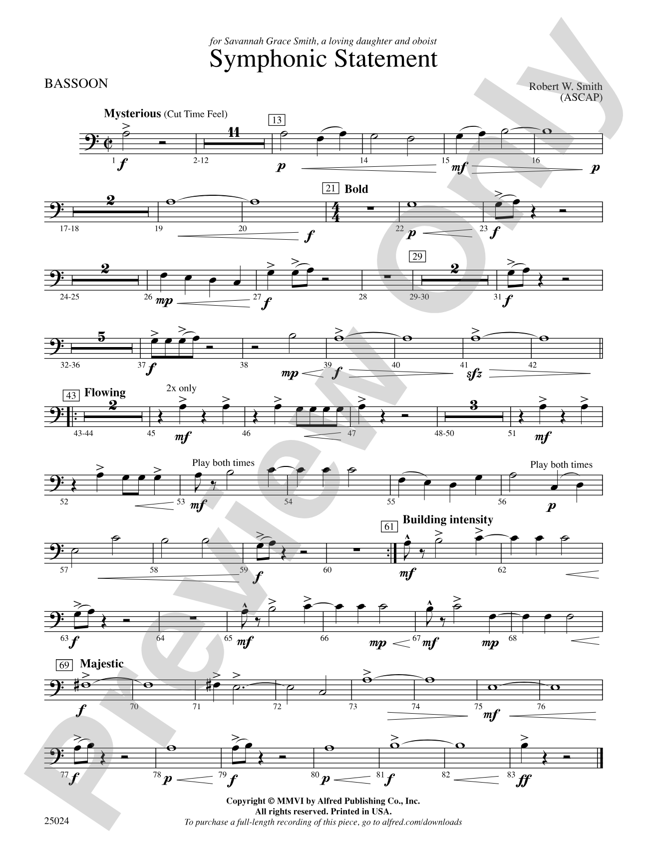 Symphonic Statement: Bassoon