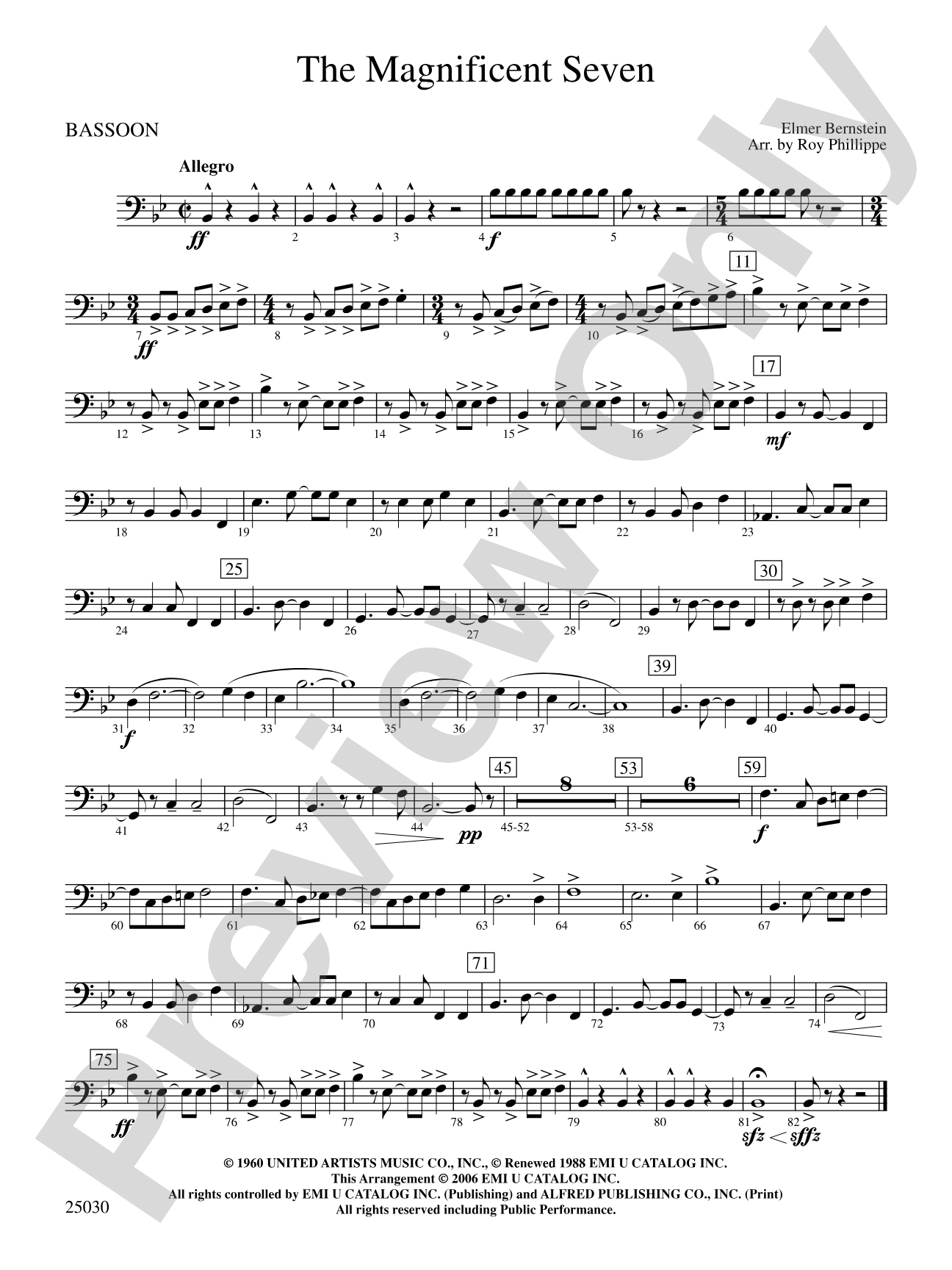 The Magnificent Seven: Bassoon