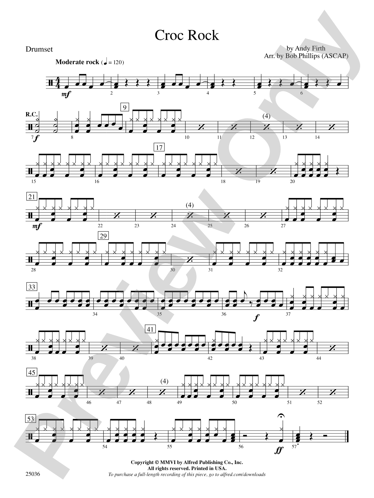 Croc Rock: Drums