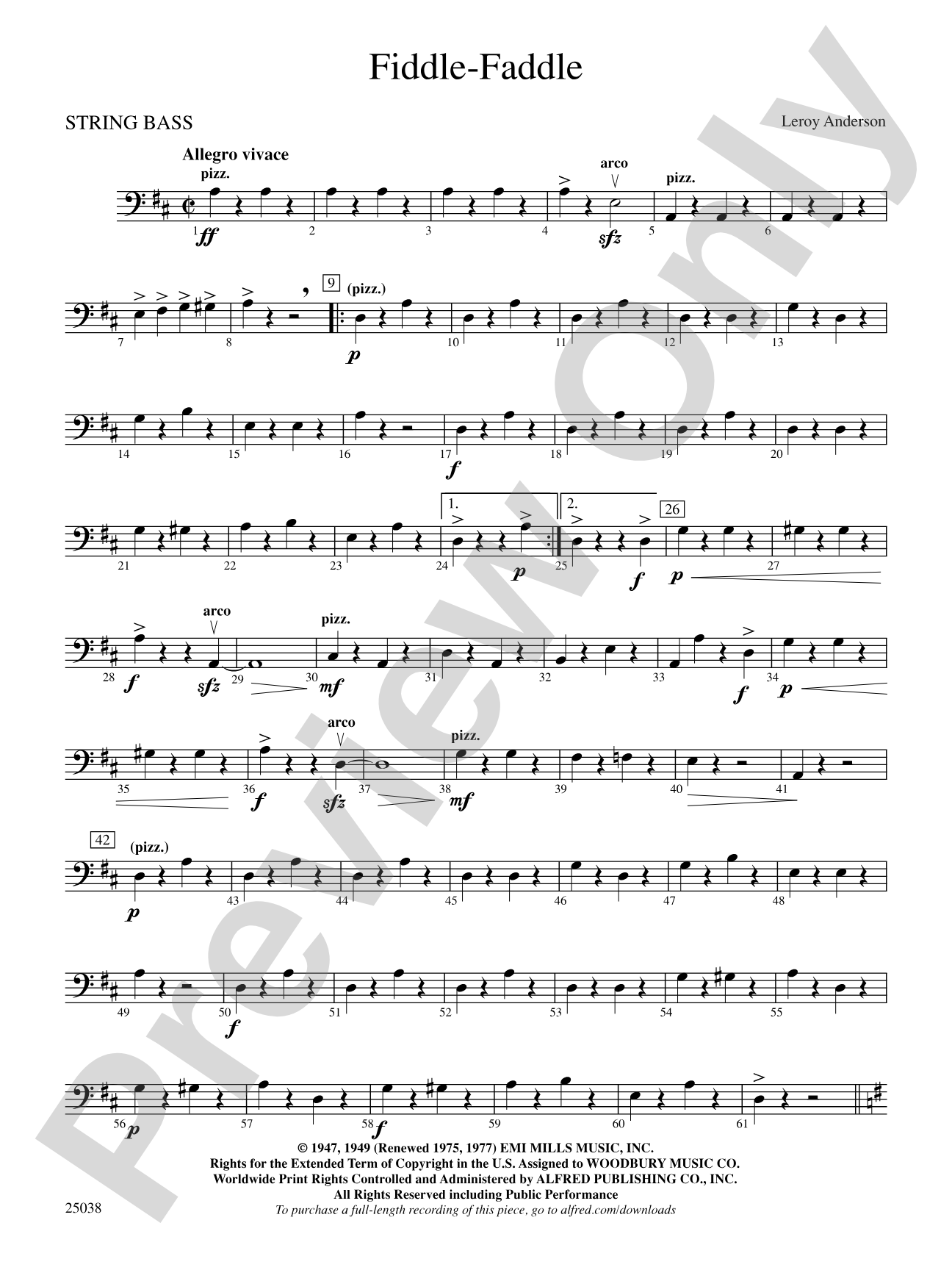Fiddle-Faddle: String Bass