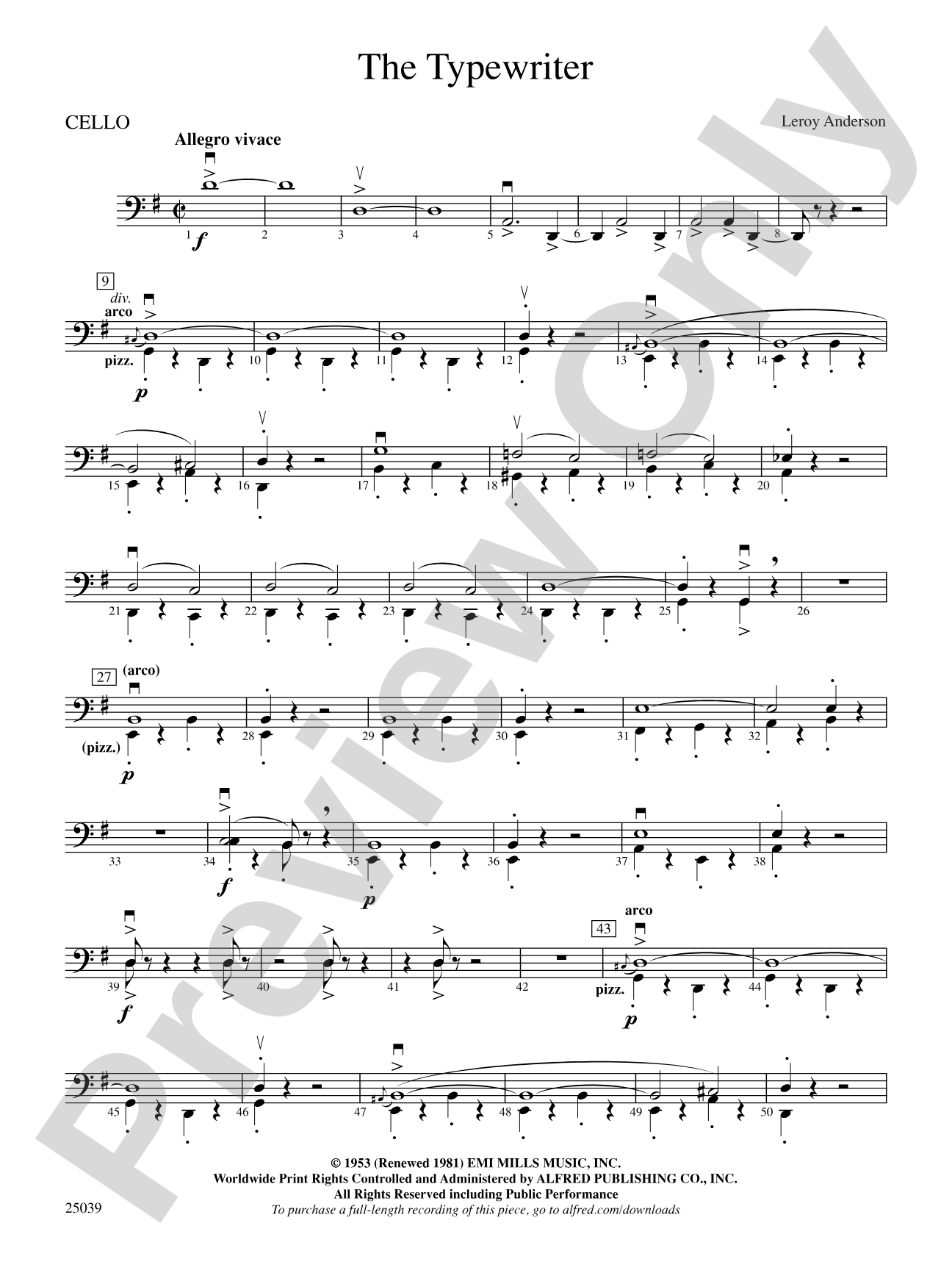 The Typewriter: Cello