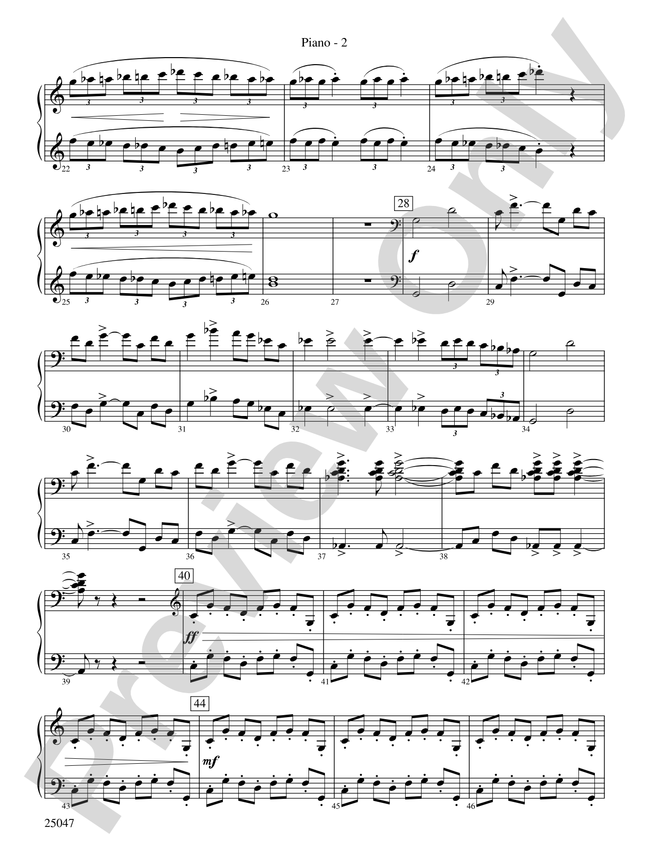 The Winds of Poseidon: Piano Accompaniment