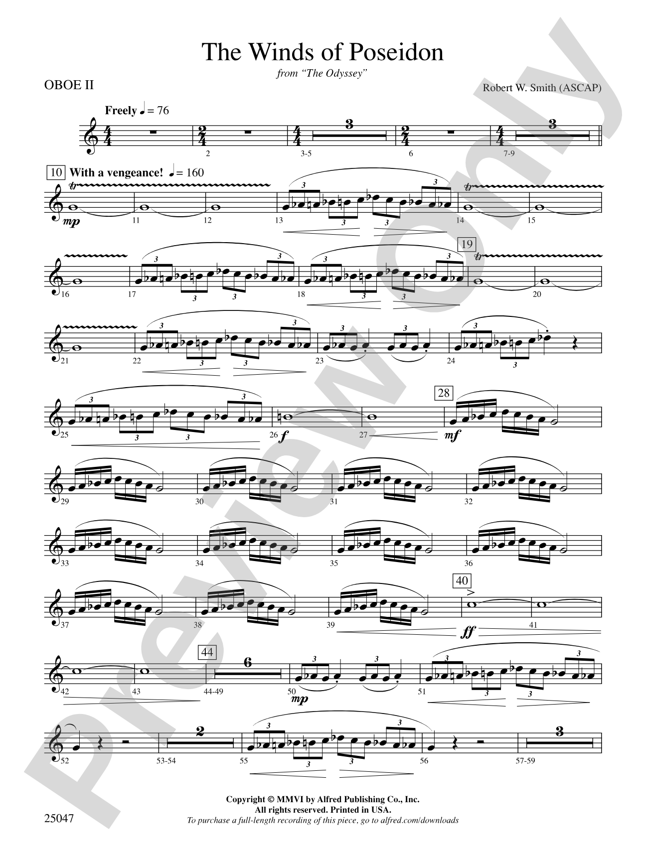 The Winds of Poseidon: 2nd Oboe