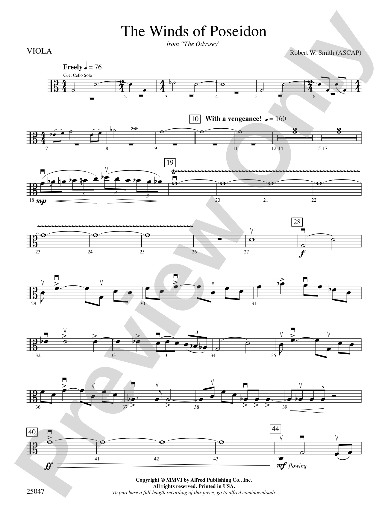 The Winds of Poseidon: Viola