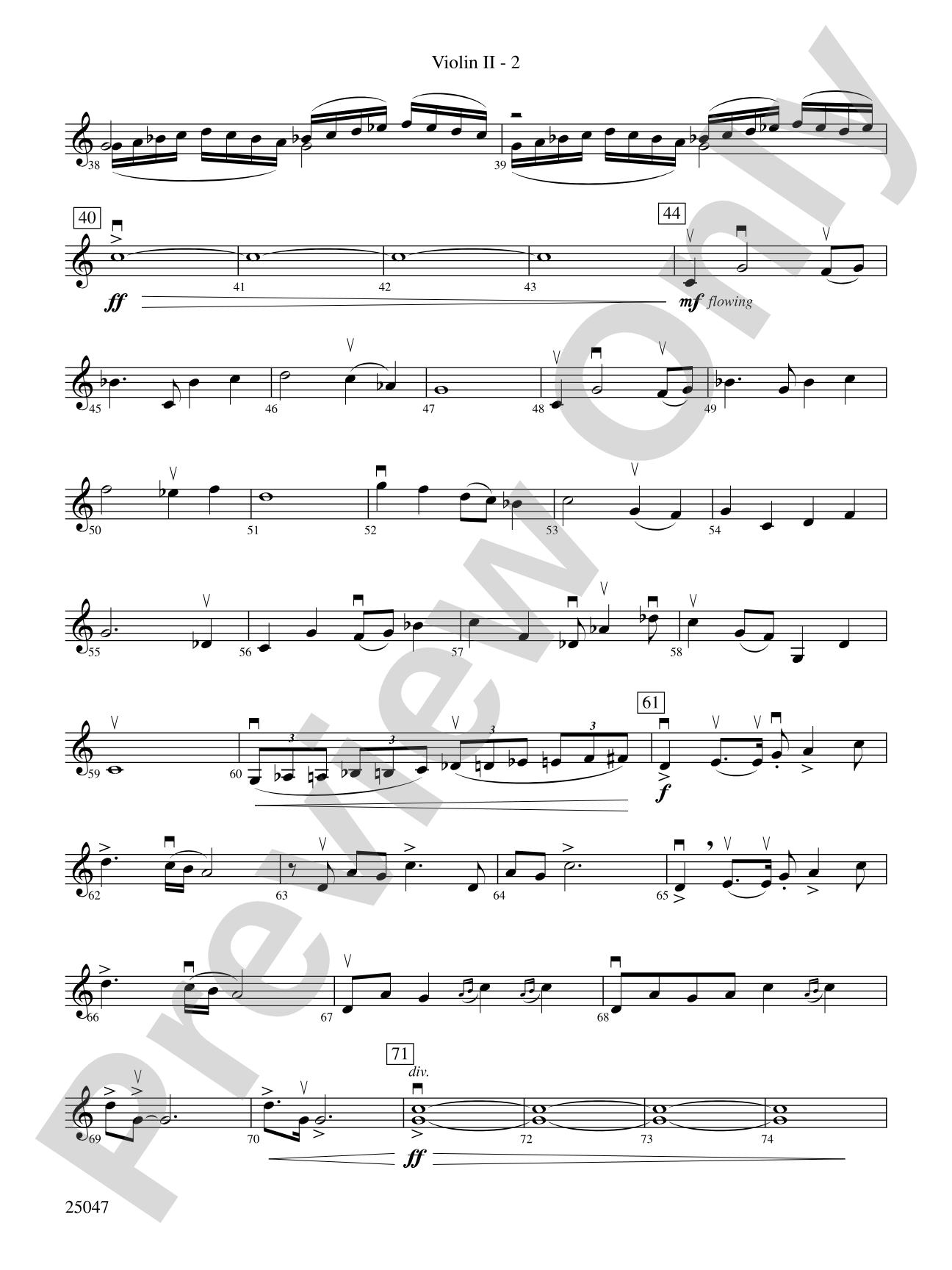 The Winds of Poseidon: 2nd Violin