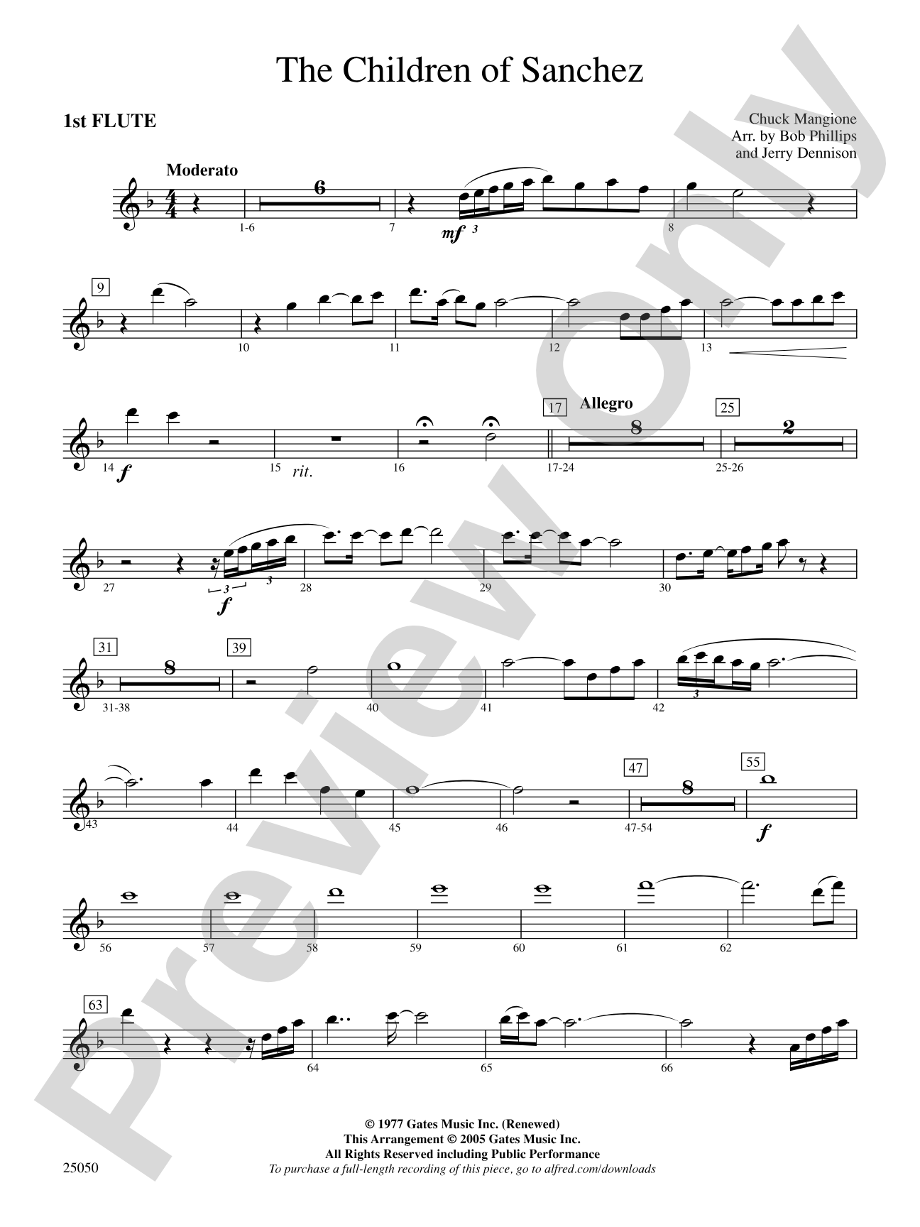 The Children of Sanchez: Flute
