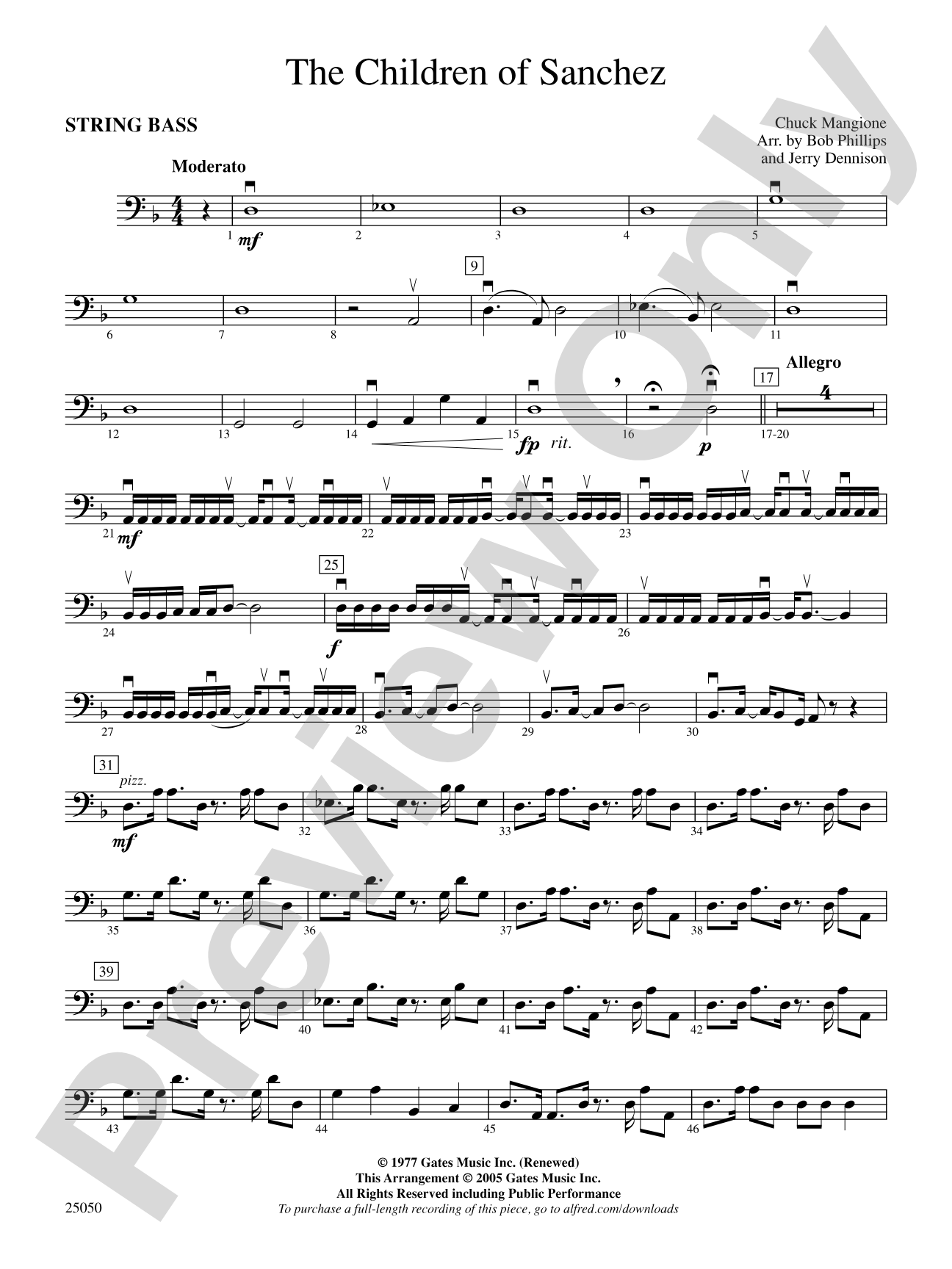 The Children of Sanchez: Bass 1