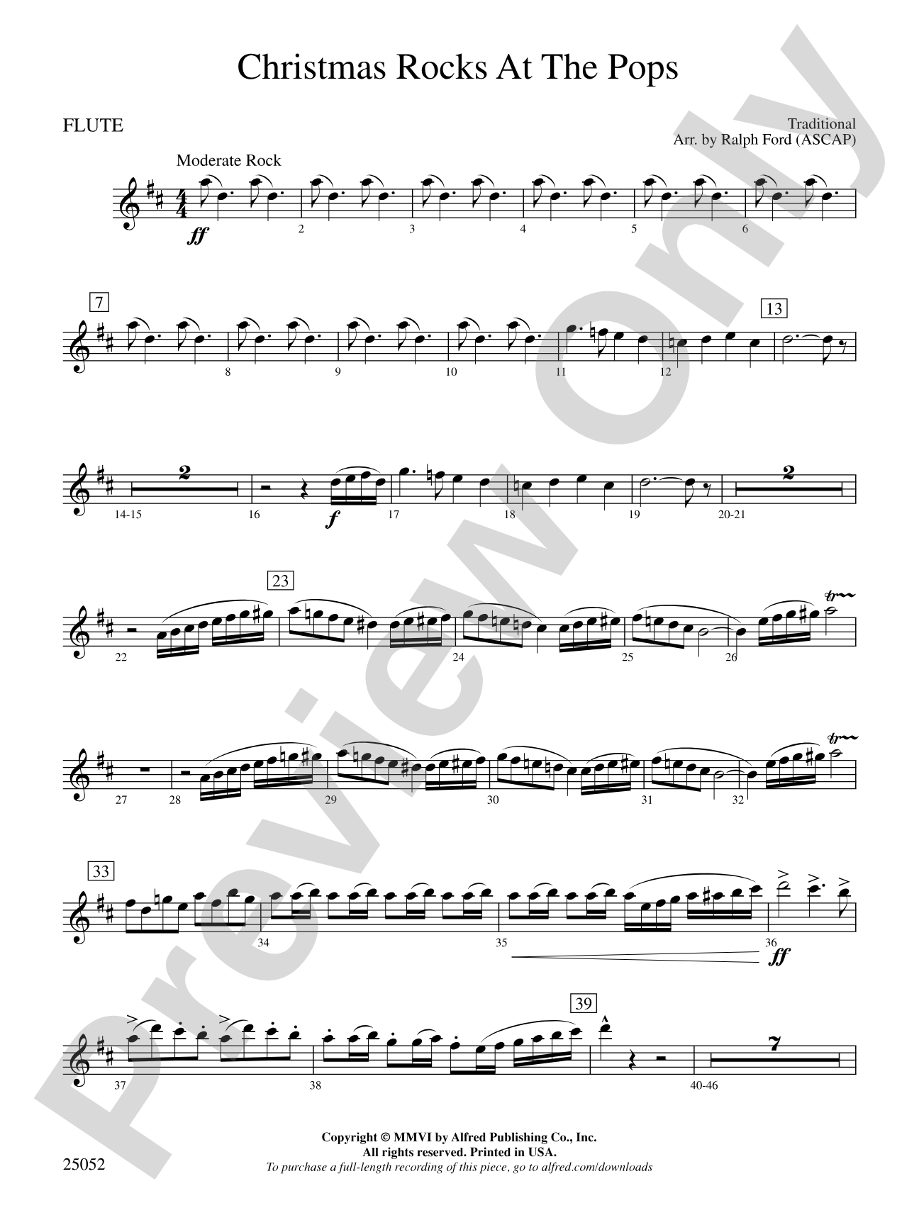 Christmas Rocks at the Pops: Flute