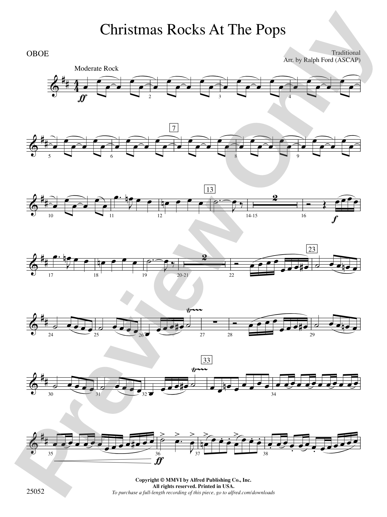 Christmas Rocks at the Pops: Oboe