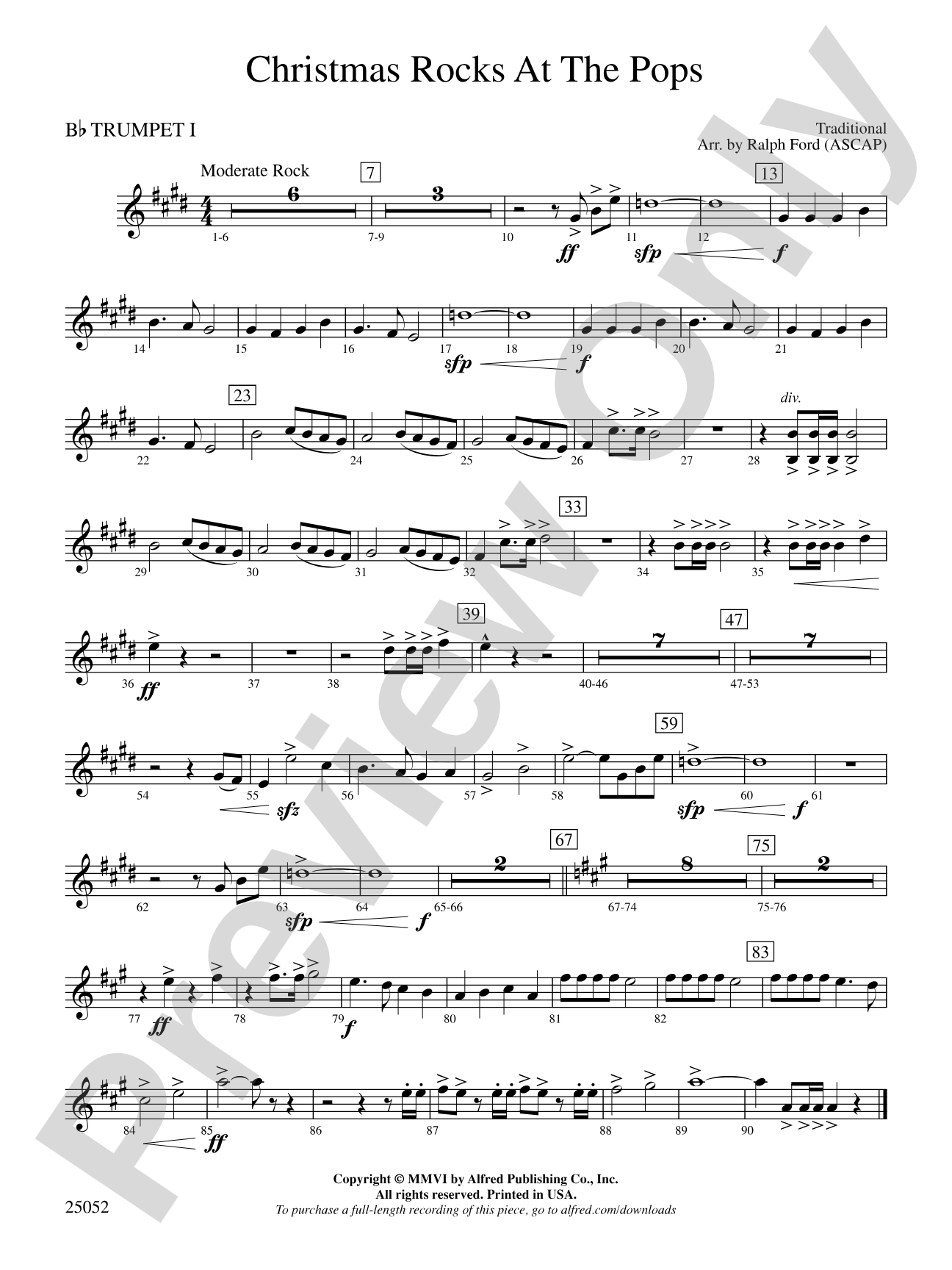 Christmas Rocks at the Pops: 1st B-flat Trumpet