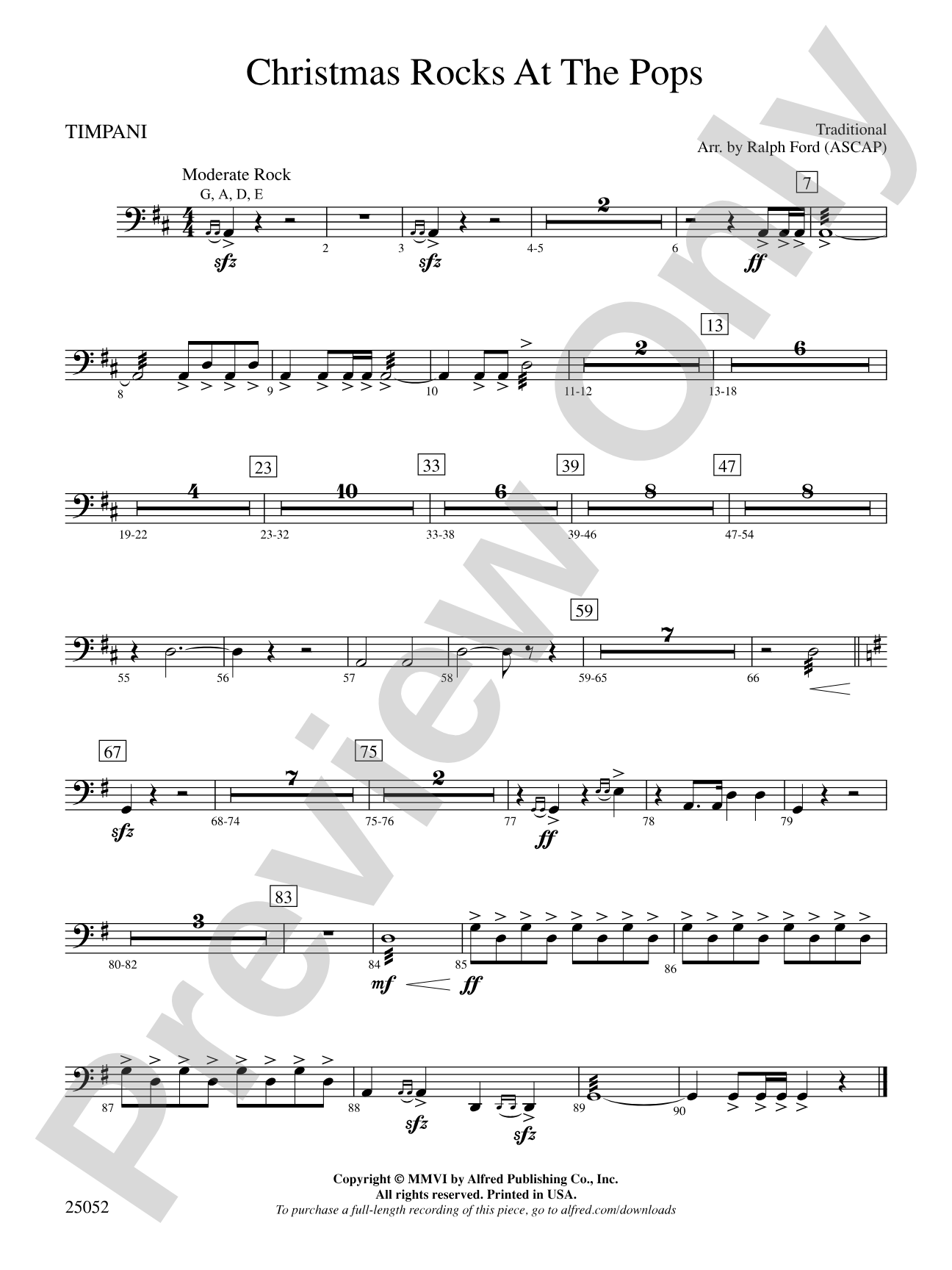 Christmas Rocks at the Pops: Timpani