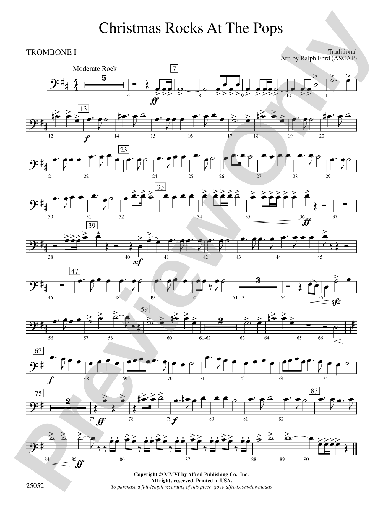Christmas Rocks at the Pops: 1st Trombone