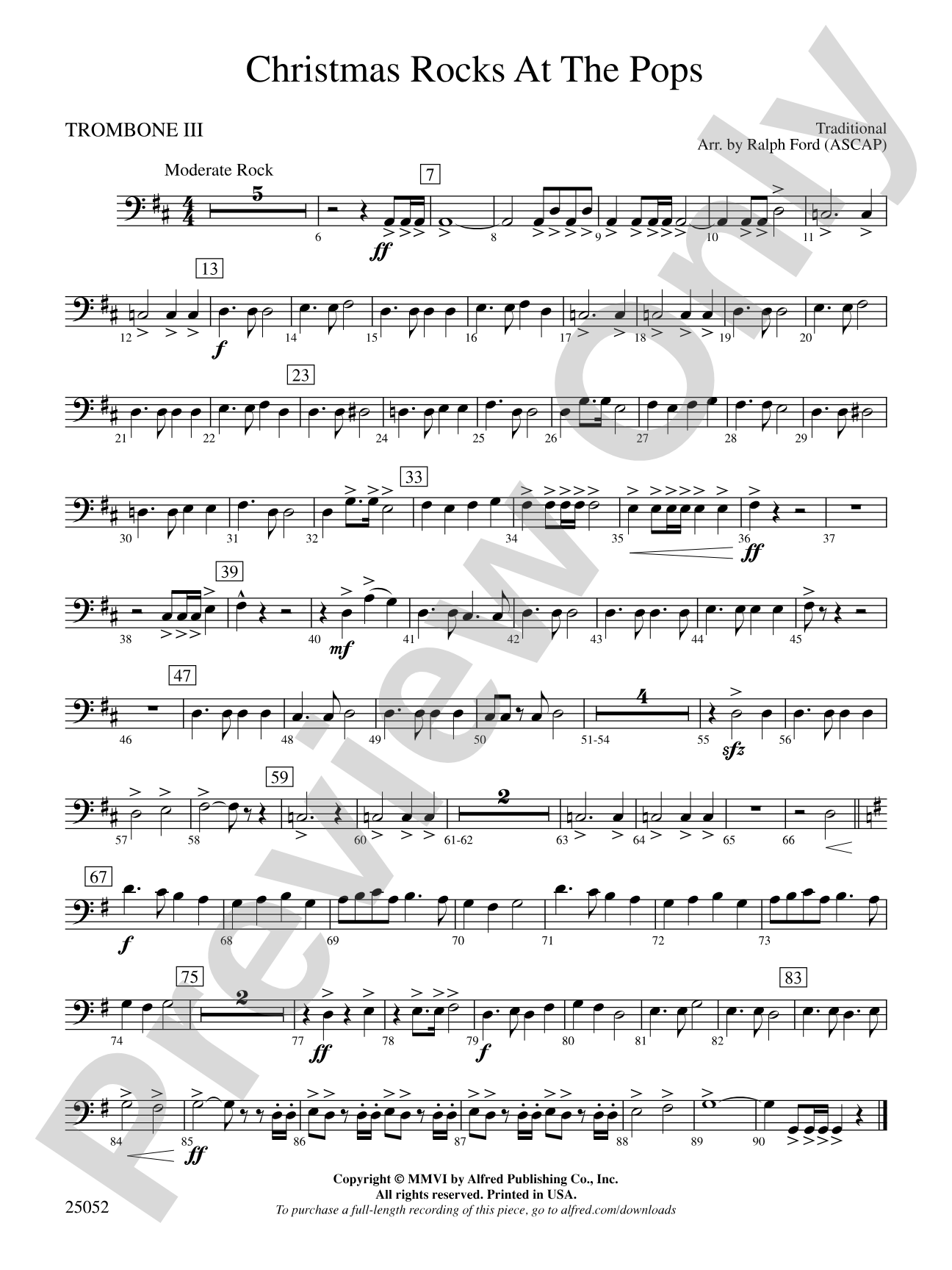Christmas Rocks at the Pops: 3rd Trombone